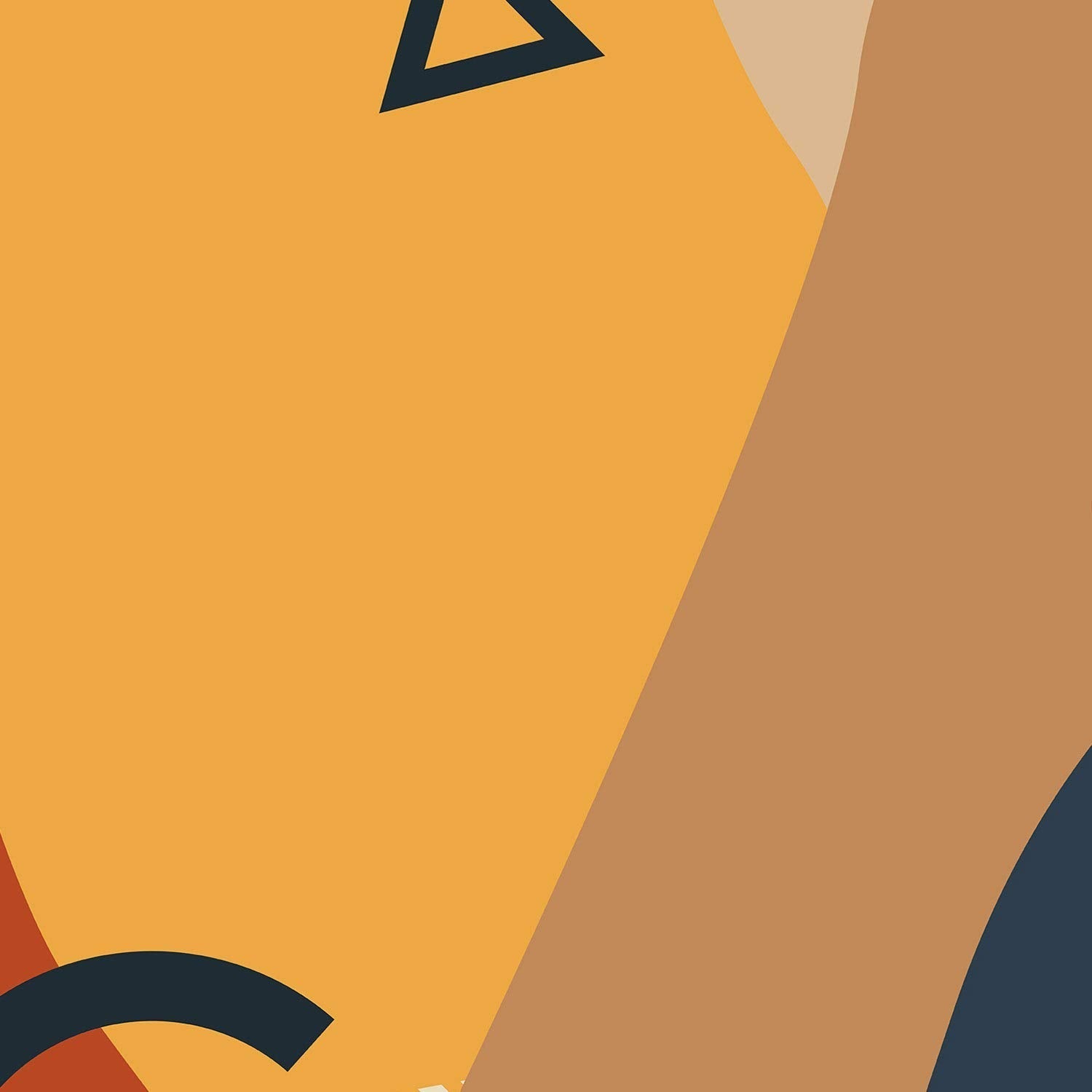 Set de dos posters de paisajes abstractos. Pack de láminas Atardecer con diseños a color inspirados en paisajes reales.-Artwork-Nacnic-Nacnic Estudio SL