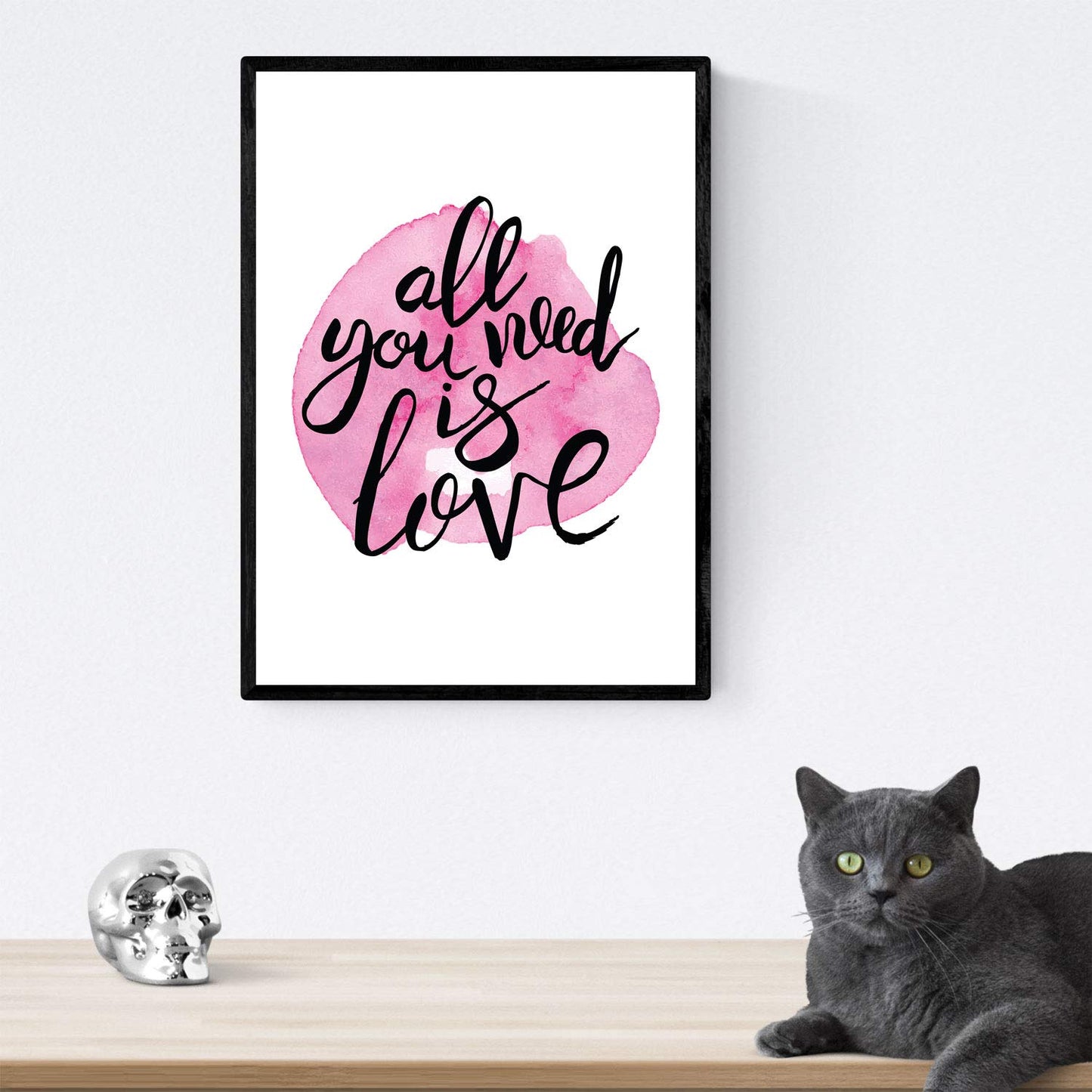 Set de láminas con mensajes felices y coloridos. Pack de posters 'Always'.-Artwork-Nacnic-Nacnic Estudio SL