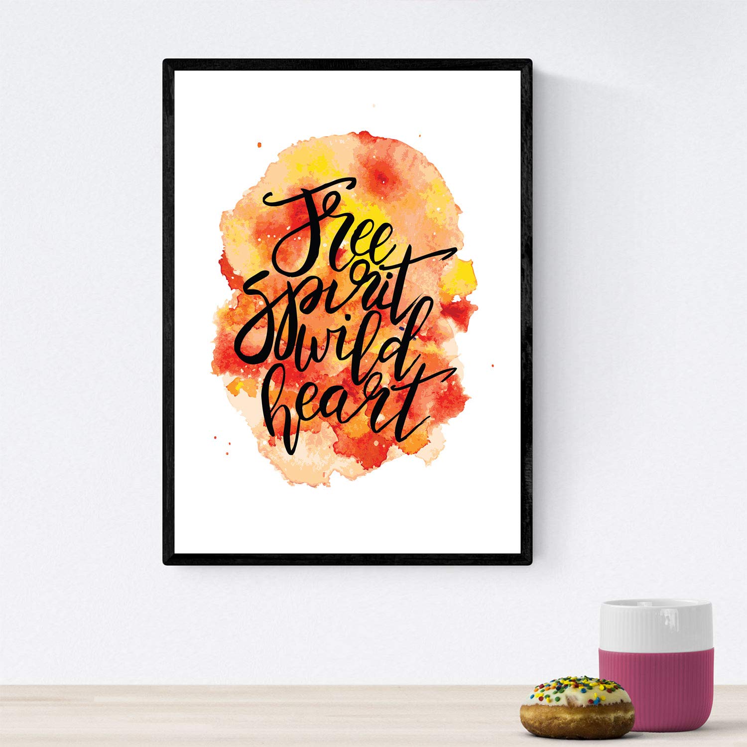 Set de láminas con mensajes felices y coloridos. Pack de posters 'Brilla'.-Artwork-Nacnic-Nacnic Estudio SL