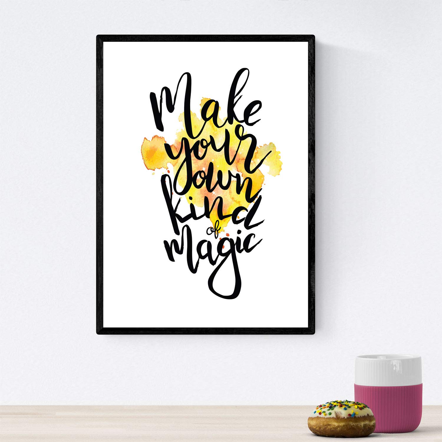 Set de láminas con mensajes felices y coloridos. Pack de posters 'Follow'.-Artwork-Nacnic-Nacnic Estudio SL
