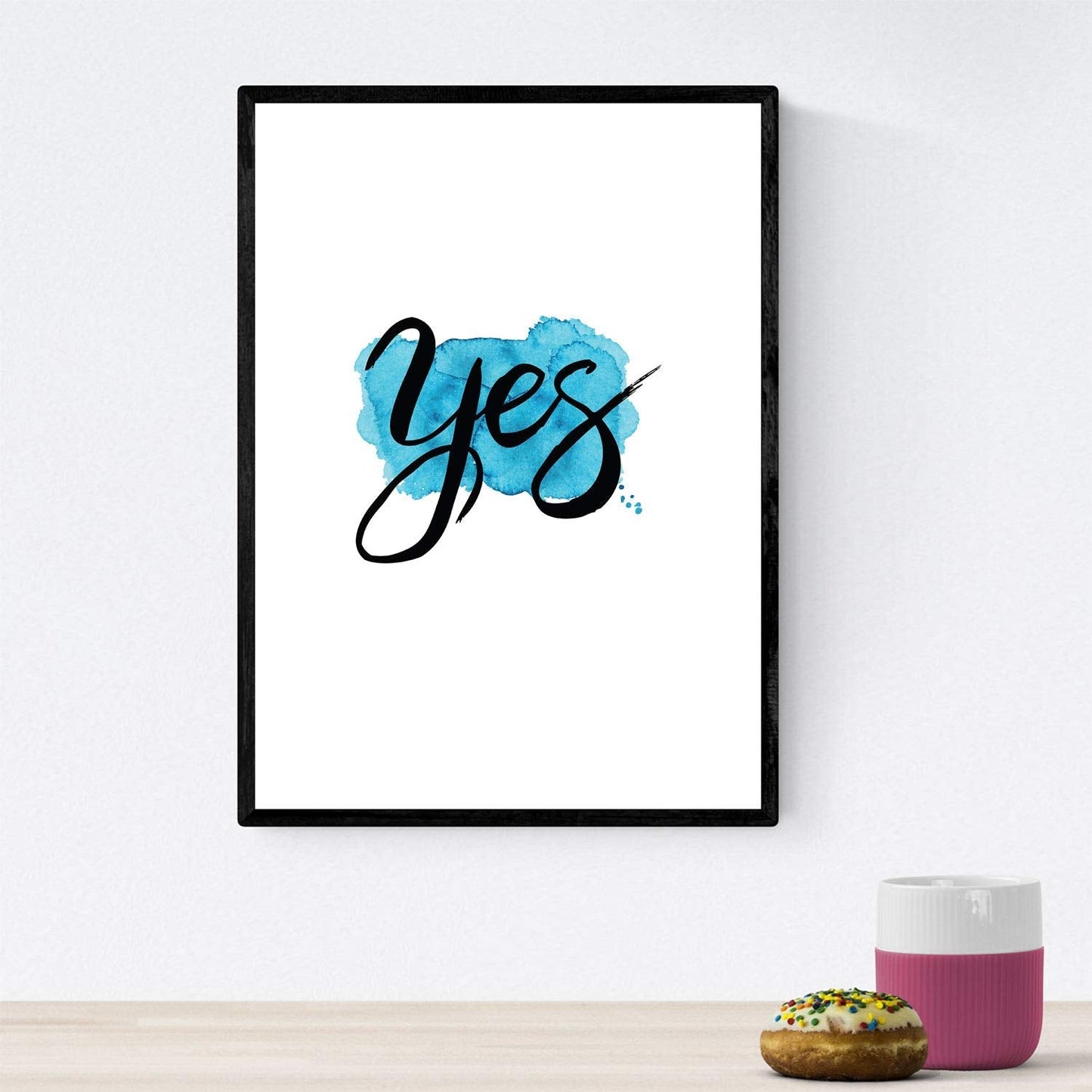 Set de láminas con mensajes felices y coloridos. Pack de posters 'Happy'.-Artwork-Nacnic-Nacnic Estudio SL
