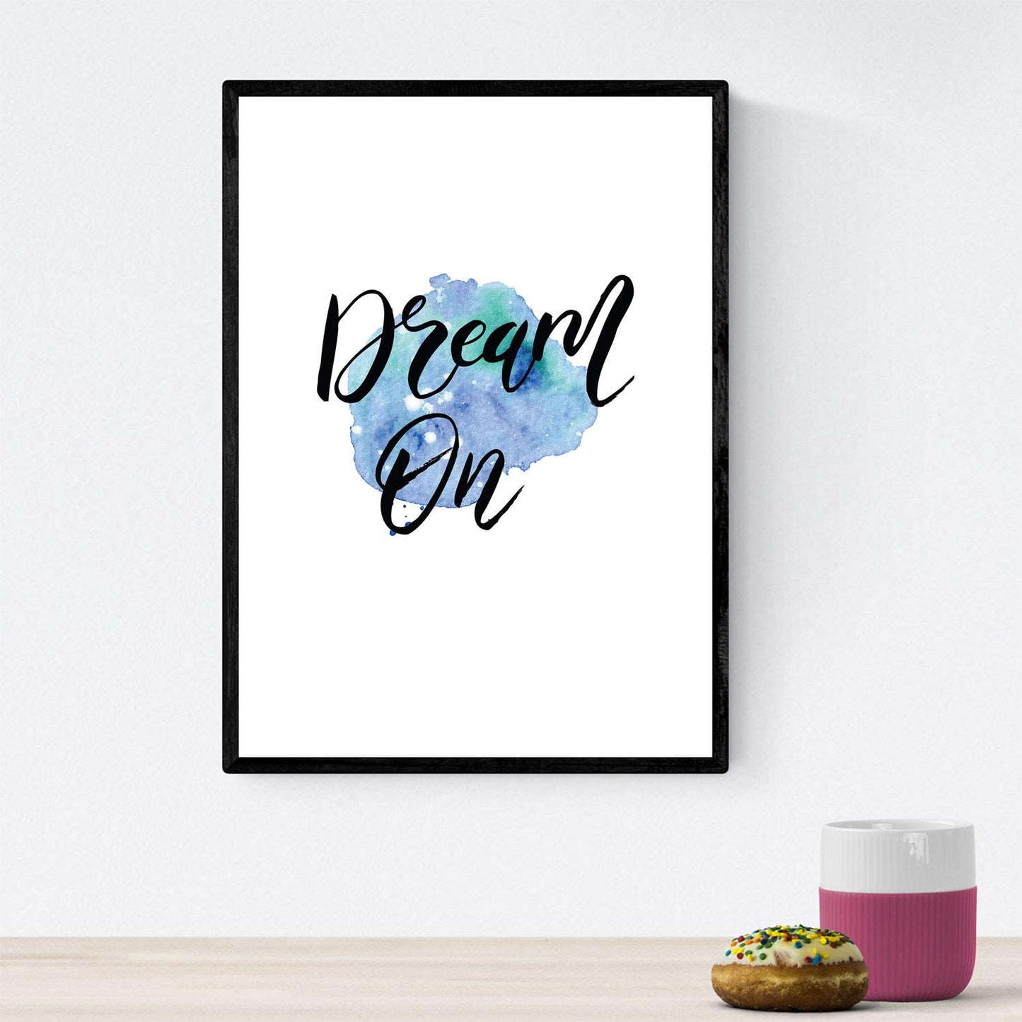 Set de láminas con mensajes felices y coloridos. Pack de posters 'Love Is In The Air'.-Artwork-Nacnic-Nacnic Estudio SL