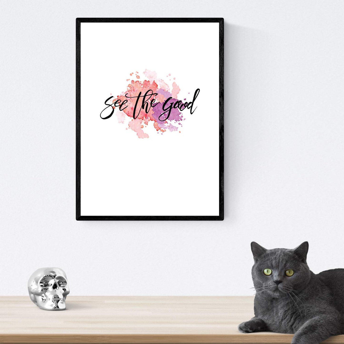 Set de láminas con mensajes felices y coloridos. Pack de posters 'Love'.-Artwork-Nacnic-Nacnic Estudio SL