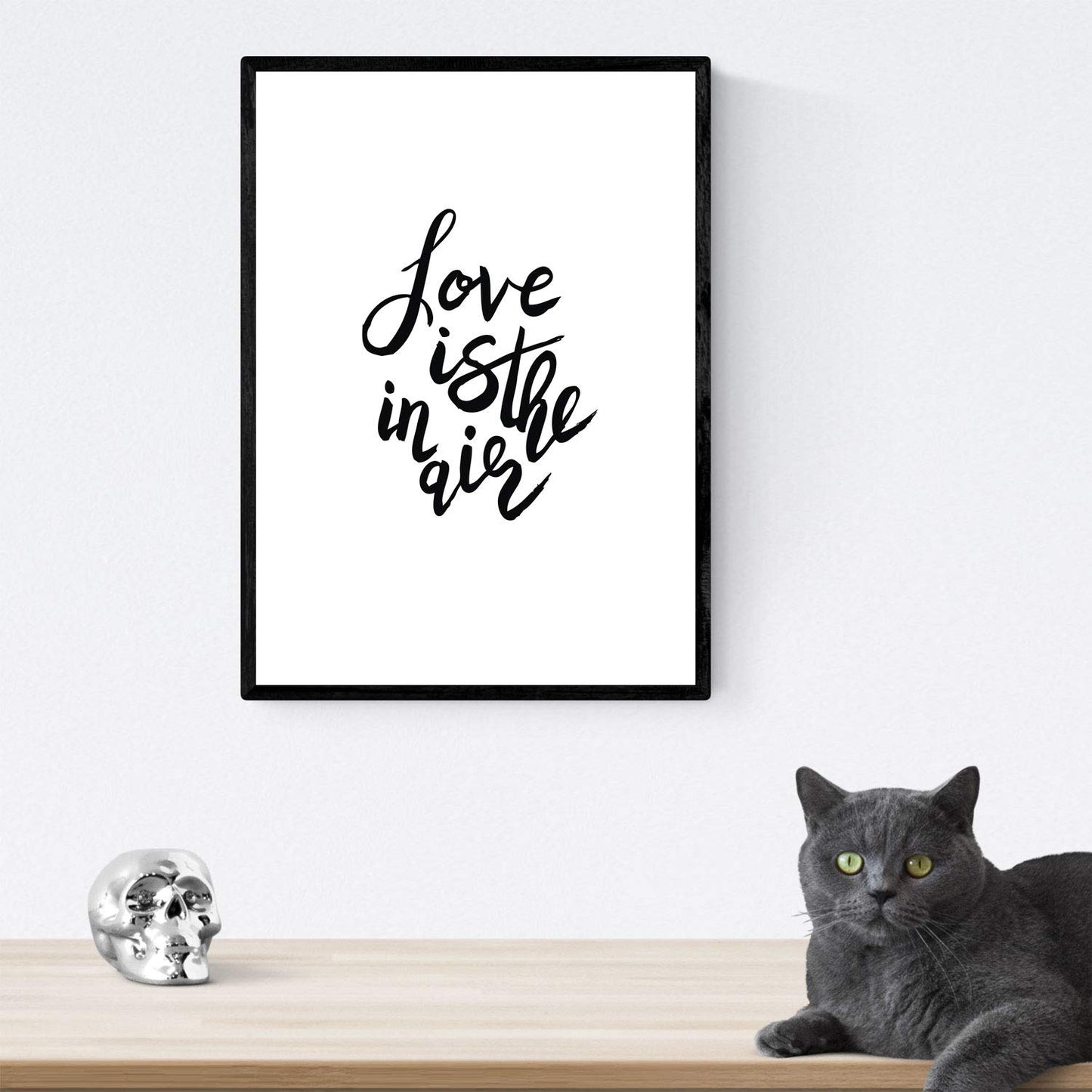 Set de láminas con mensajes felices y dibujos a un solo trazo. Pack de posters 'Amor en el aire'.-Artwork-Nacnic-Nacnic Estudio SL