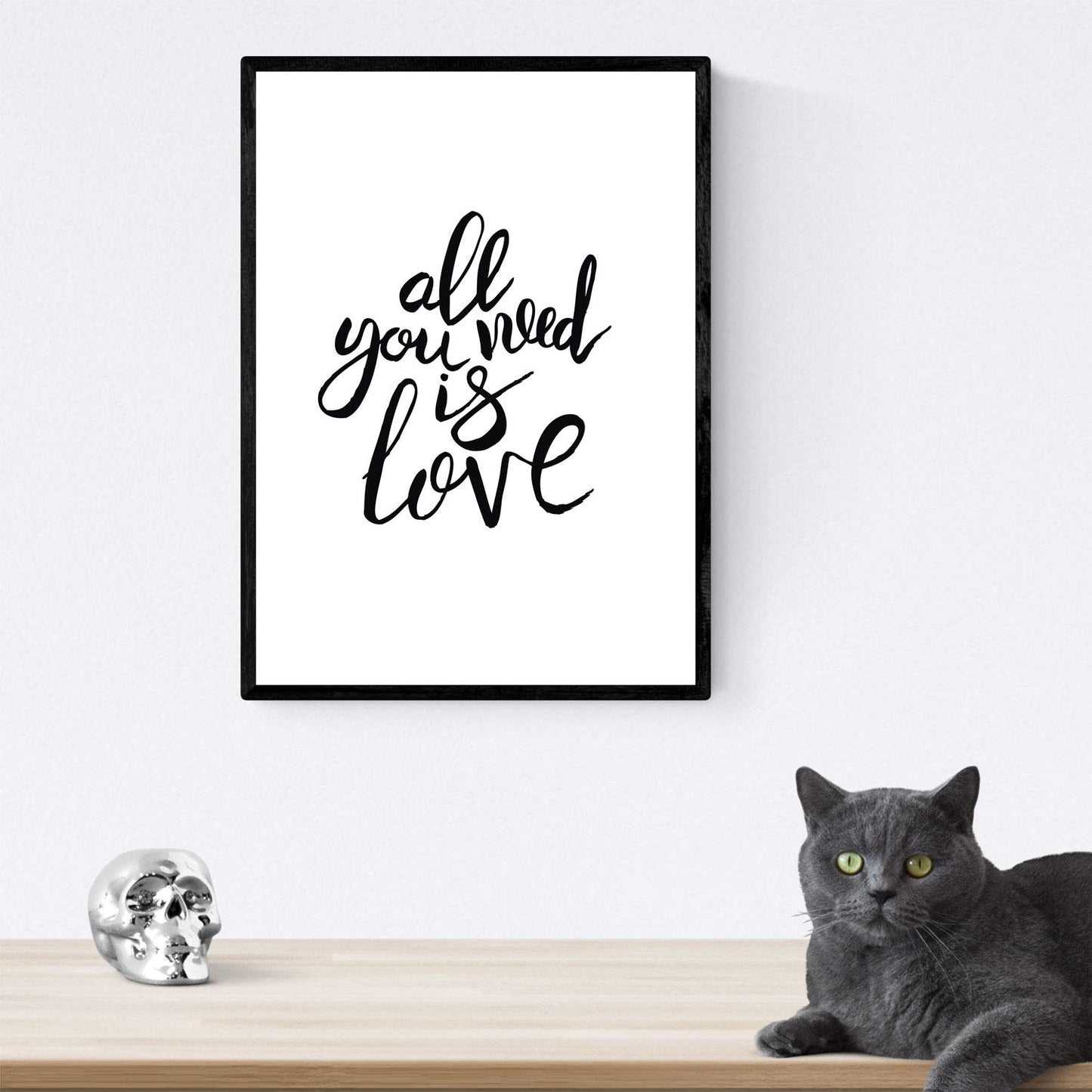 Set de láminas con mensajes felices y dibujos a un solo trazo. Pack de posters 'Todo es posible'.-Artwork-Nacnic-Nacnic Estudio SL