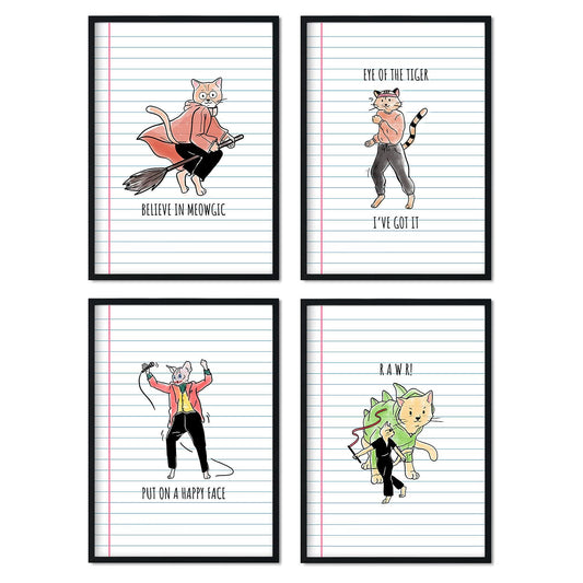 Set de Láminas en Pack 1. Pósters con originales ilustraciones de las cartas Tarot.-Artwork-Nacnic-Nacnic Estudio SL
