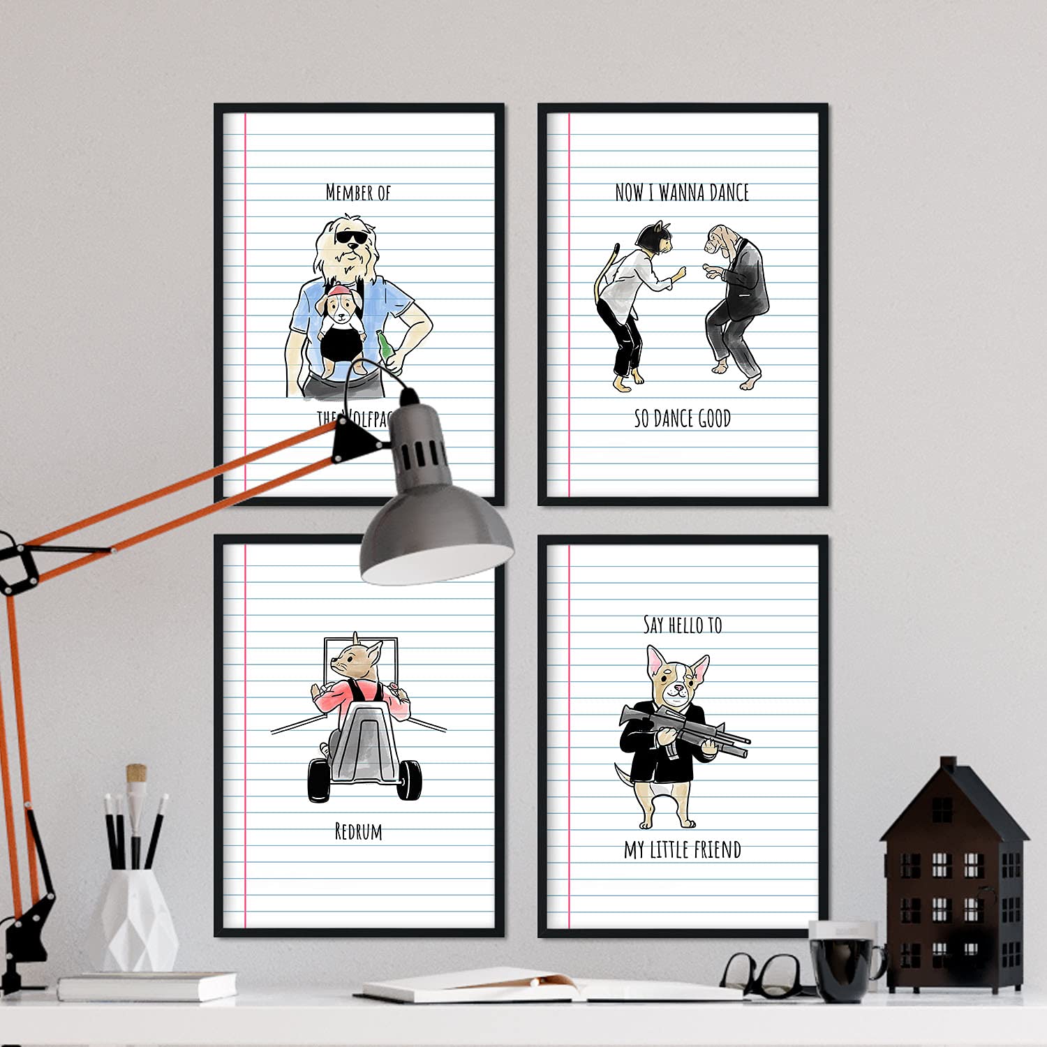 Set de Láminas en Pack 2. Pósters con originales ilustraciones de las cartas Tarot.-Artwork-Nacnic-Nacnic Estudio SL