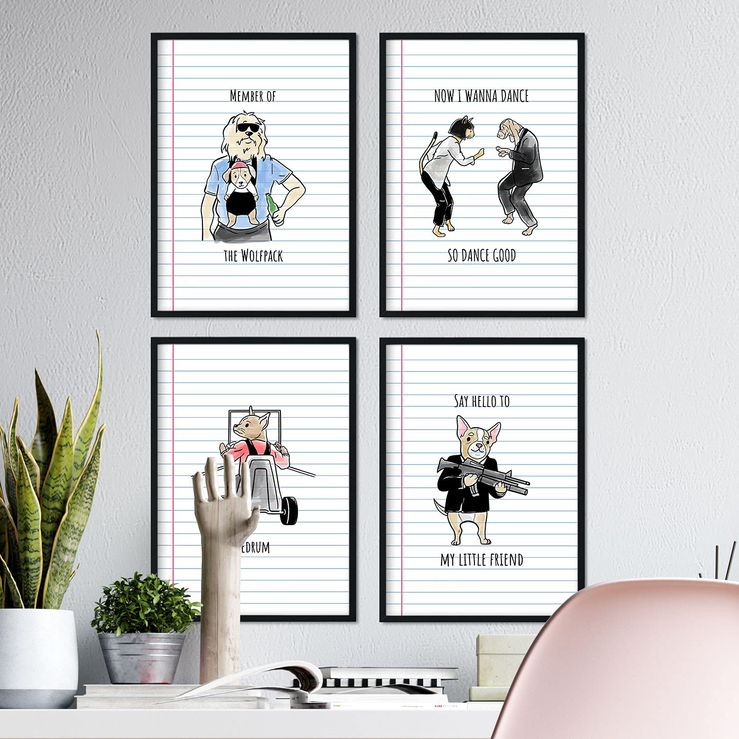 Set de Láminas en Pack 2. Pósters con originales ilustraciones de las cartas Tarot.-Artwork-Nacnic-Nacnic Estudio SL