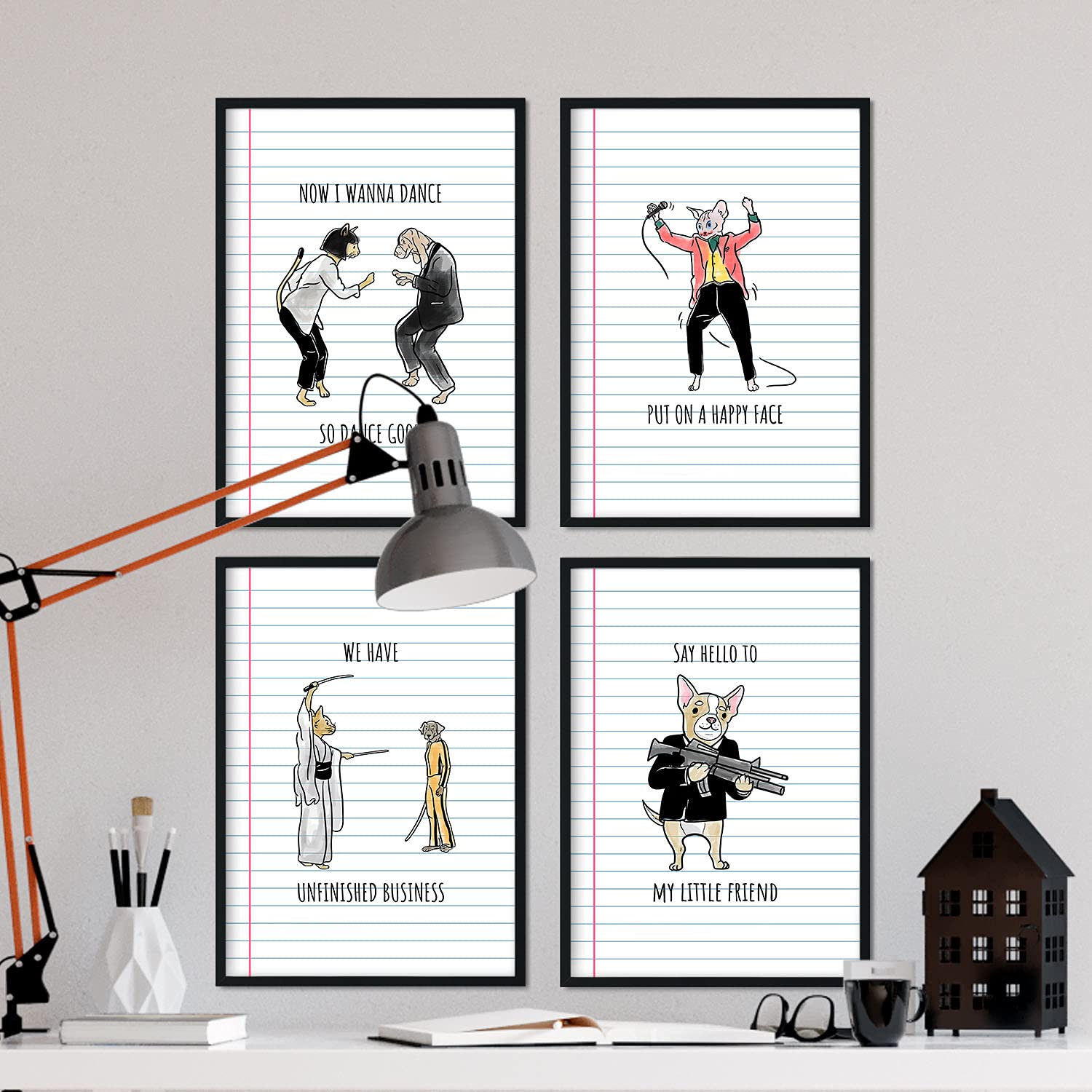 Set de Láminas en Pack 3. Pósters con originales ilustraciones de las cartas Tarot.-Artwork-Nacnic-Nacnic Estudio SL