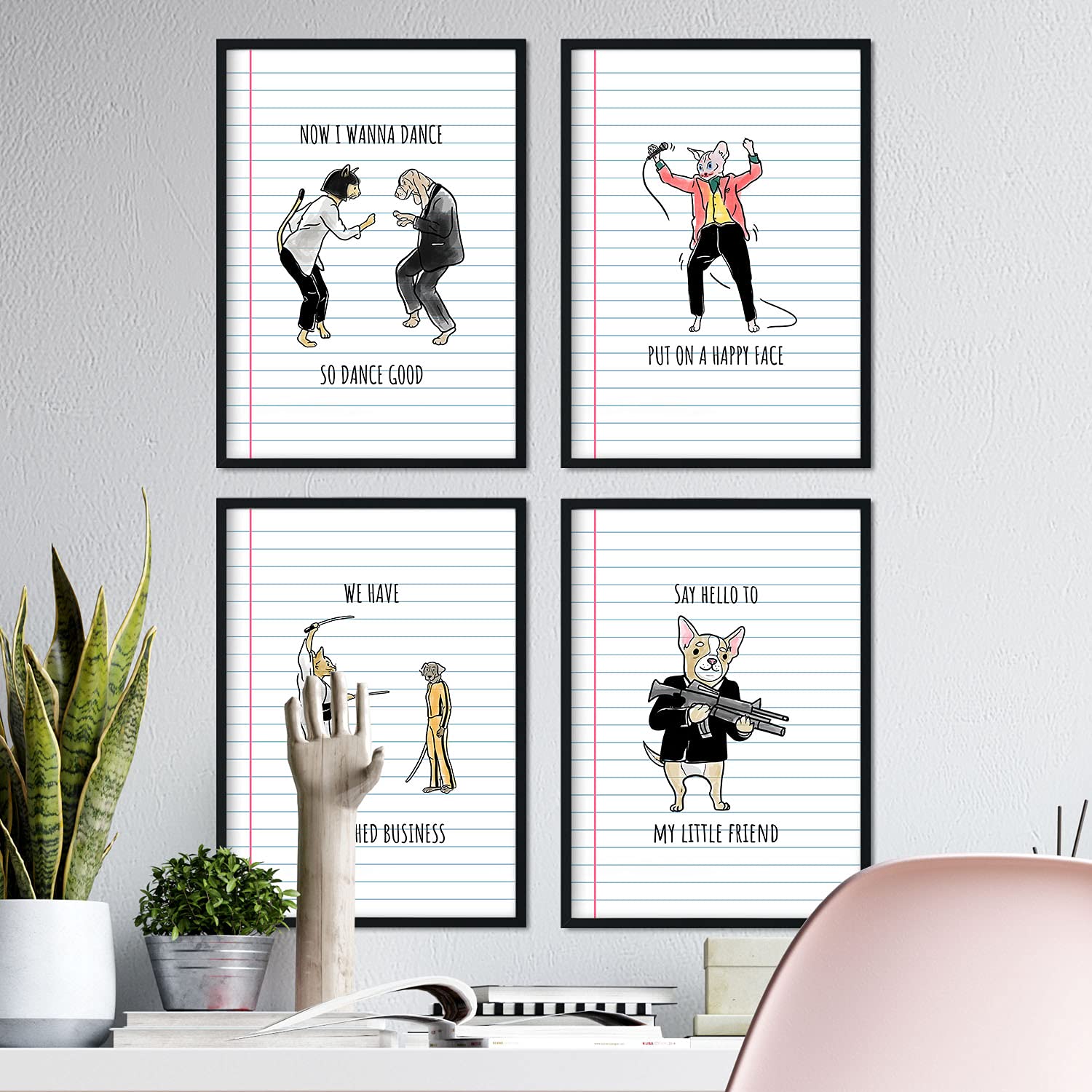 Set de Láminas en Pack 3. Pósters con originales ilustraciones de las cartas Tarot.-Artwork-Nacnic-Nacnic Estudio SL