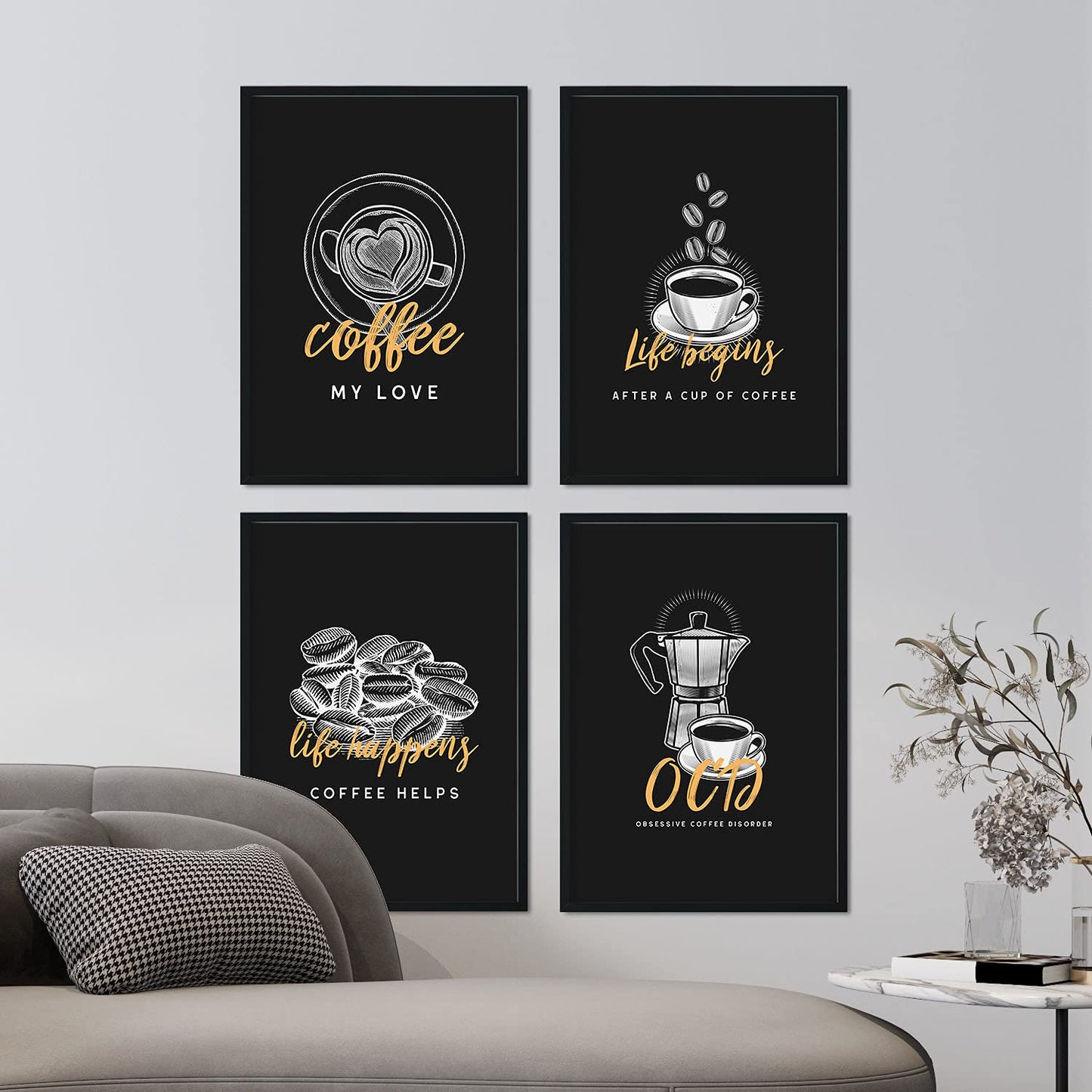 Set de láminas Pack colección. Pósters para cafeterías, restaurantes y amantes del café.-Artwork-Nacnic-Nacnic Estudio SL