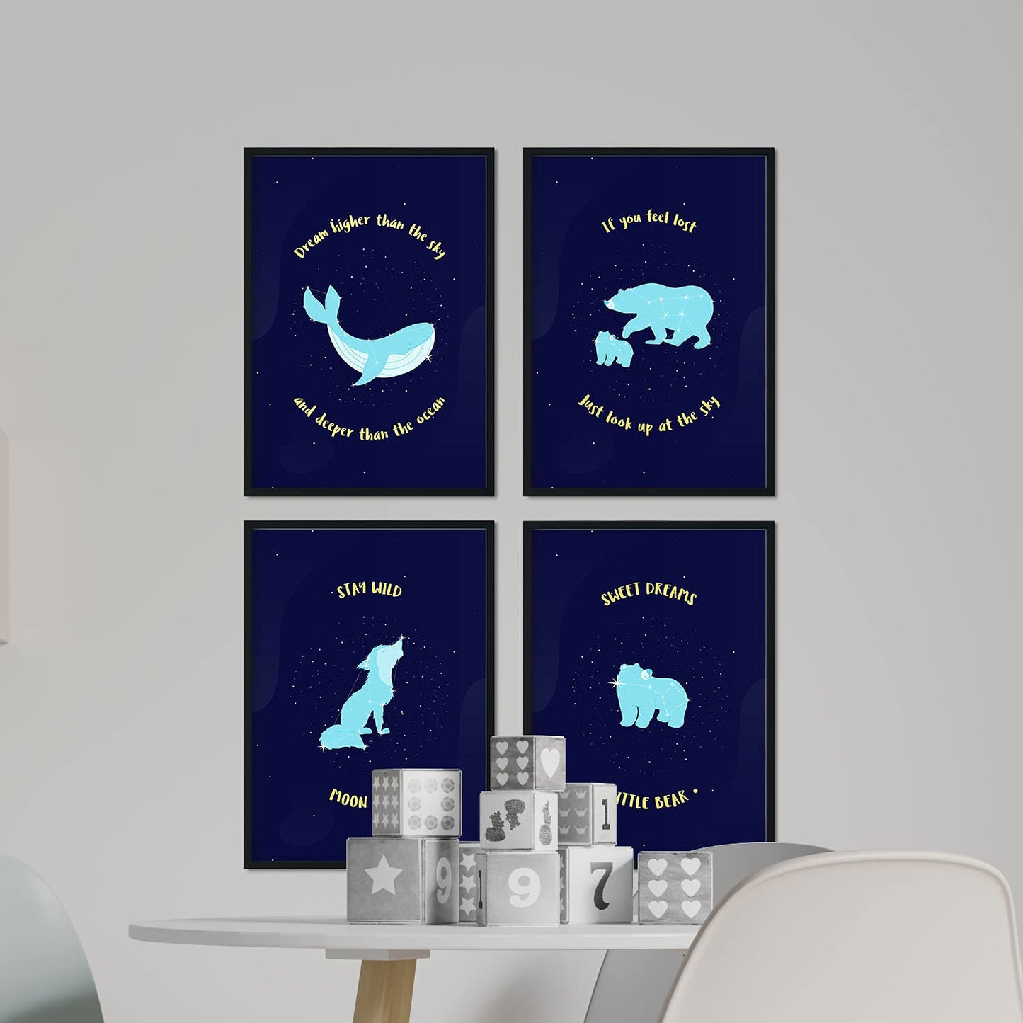 Set de láminas Pack salvaje. Pósters de mascotas para amantes de los animales.-Artwork-Nacnic-Nacnic Estudio SL