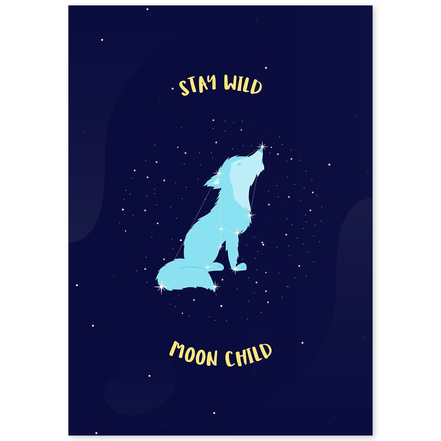 Set de láminas Se salvaje. Pósters de mascotas para amantes de los animales.-Artwork-Nacnic-A4-Sin marco-Nacnic Estudio SL