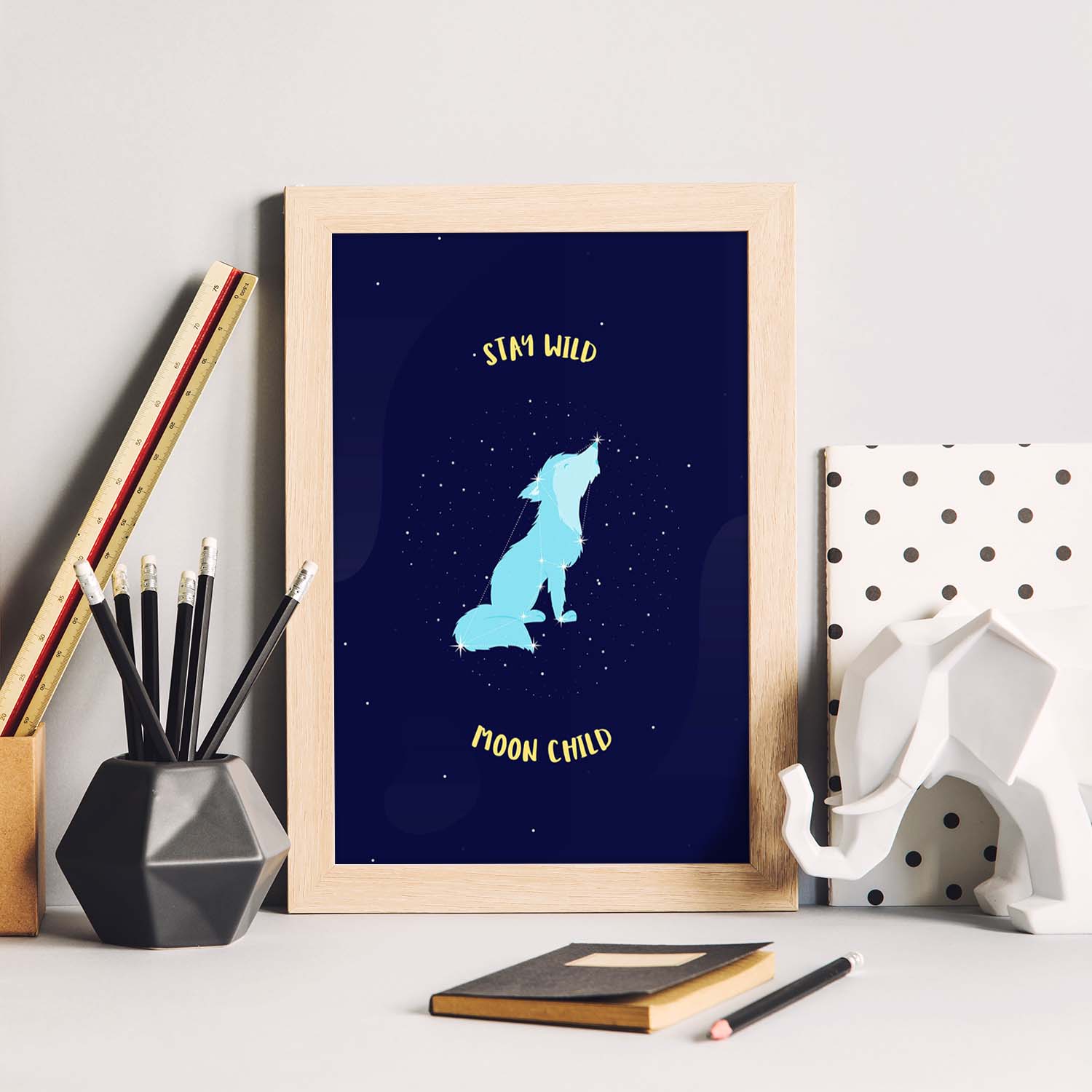 Set de láminas Se salvaje. Pósters de mascotas para amantes de los animales.-Artwork-Nacnic-Nacnic Estudio SL