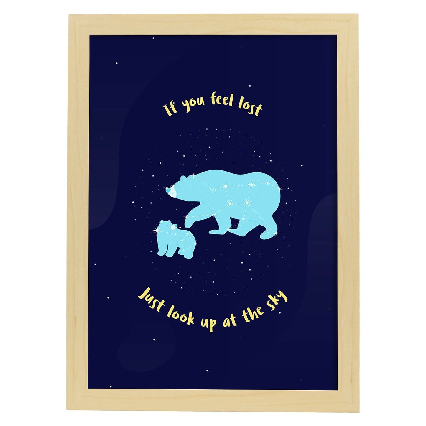 Set de láminas Si estas perdido. Pósters de mascotas para amantes de los animales.-Artwork-Nacnic-A4-Marco Madera clara-Nacnic Estudio SL