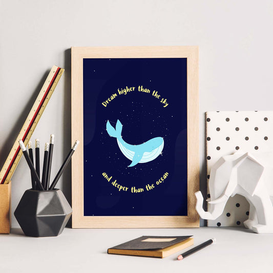 Set de láminas Sueña alto. Pósters de mascotas para amantes de los animales.-Artwork-Nacnic-Nacnic Estudio SL