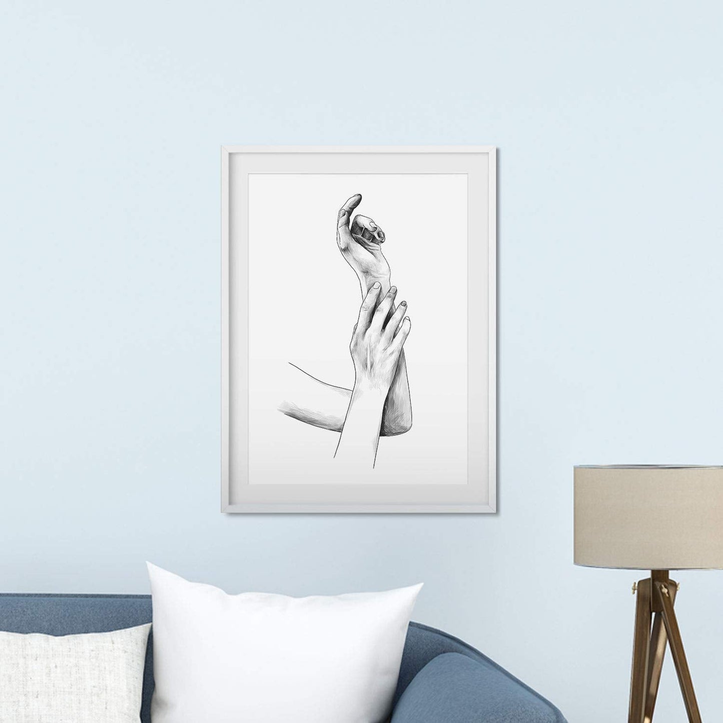 Set de posters eróticos. Láminas Brazos y piernas femeninas dibujadas con imágenes sensuales del cuerpo femenino.-Artwork-Nacnic-Nacnic Estudio SL