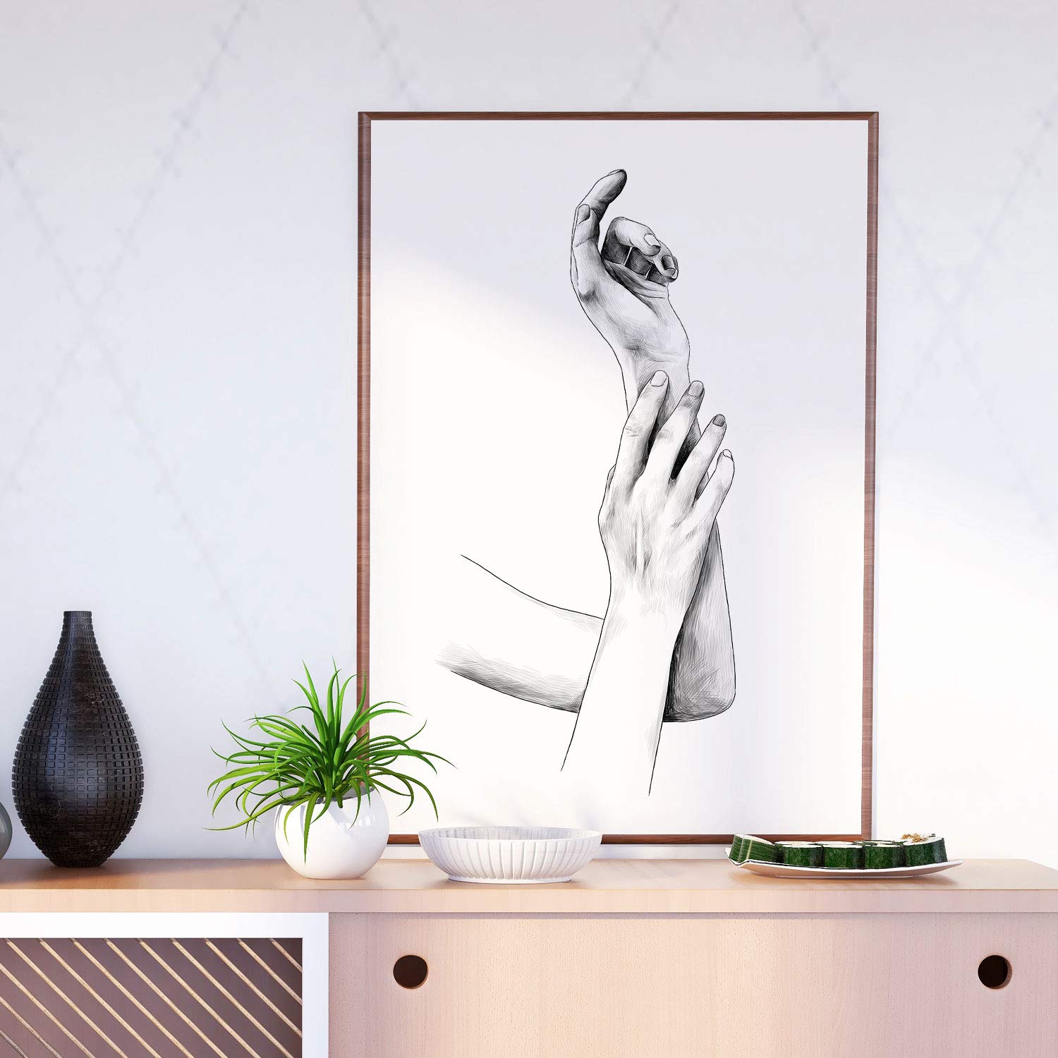 Set de posters eróticos. Láminas Culo piernas y brazos dibujadas con imágenes sensuales del cuerpo femenino.-Artwork-Nacnic-Nacnic Estudio SL