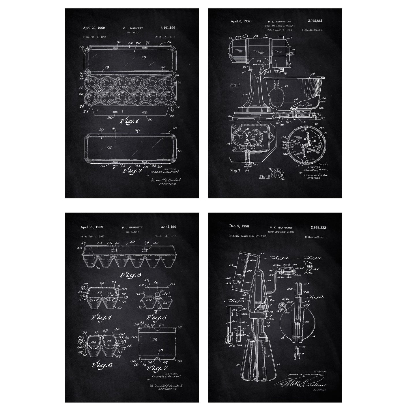 Set Preparado para cocinar - 250 gr A4 Size - Chalkboard-Artwork-Nacnic-Nacnic Estudio SL
