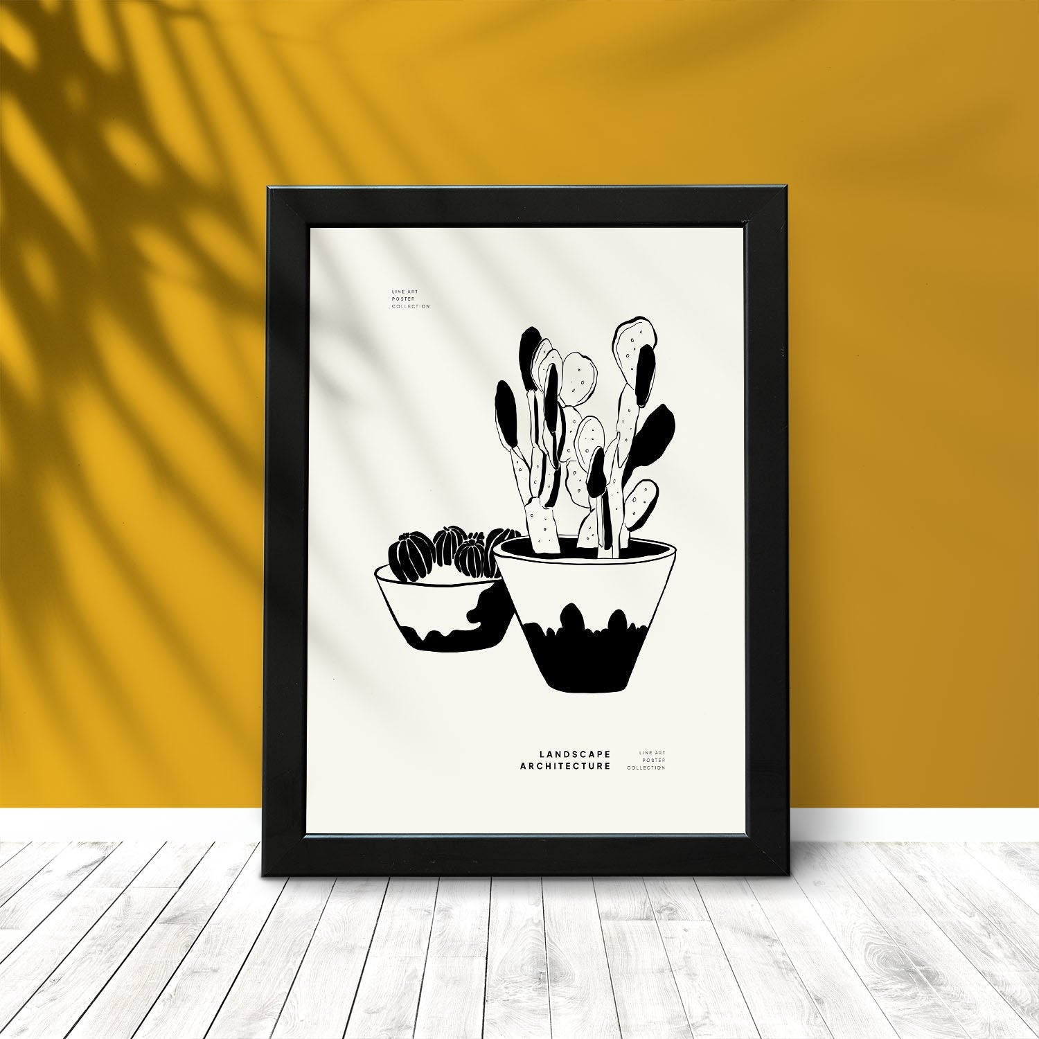 Small Potted Cactus-Artwork-Nacnic-Nacnic Estudio SL