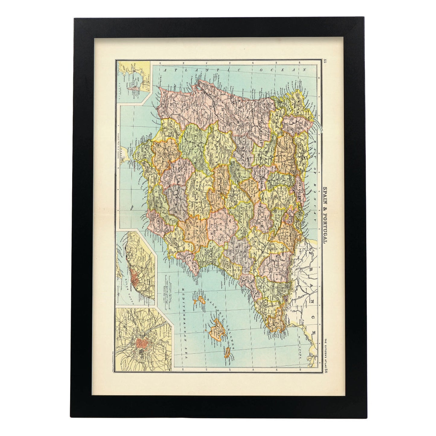 Spain and Portugal-Artwork-Nacnic-A3-Sin marco-Nacnic Estudio SL
