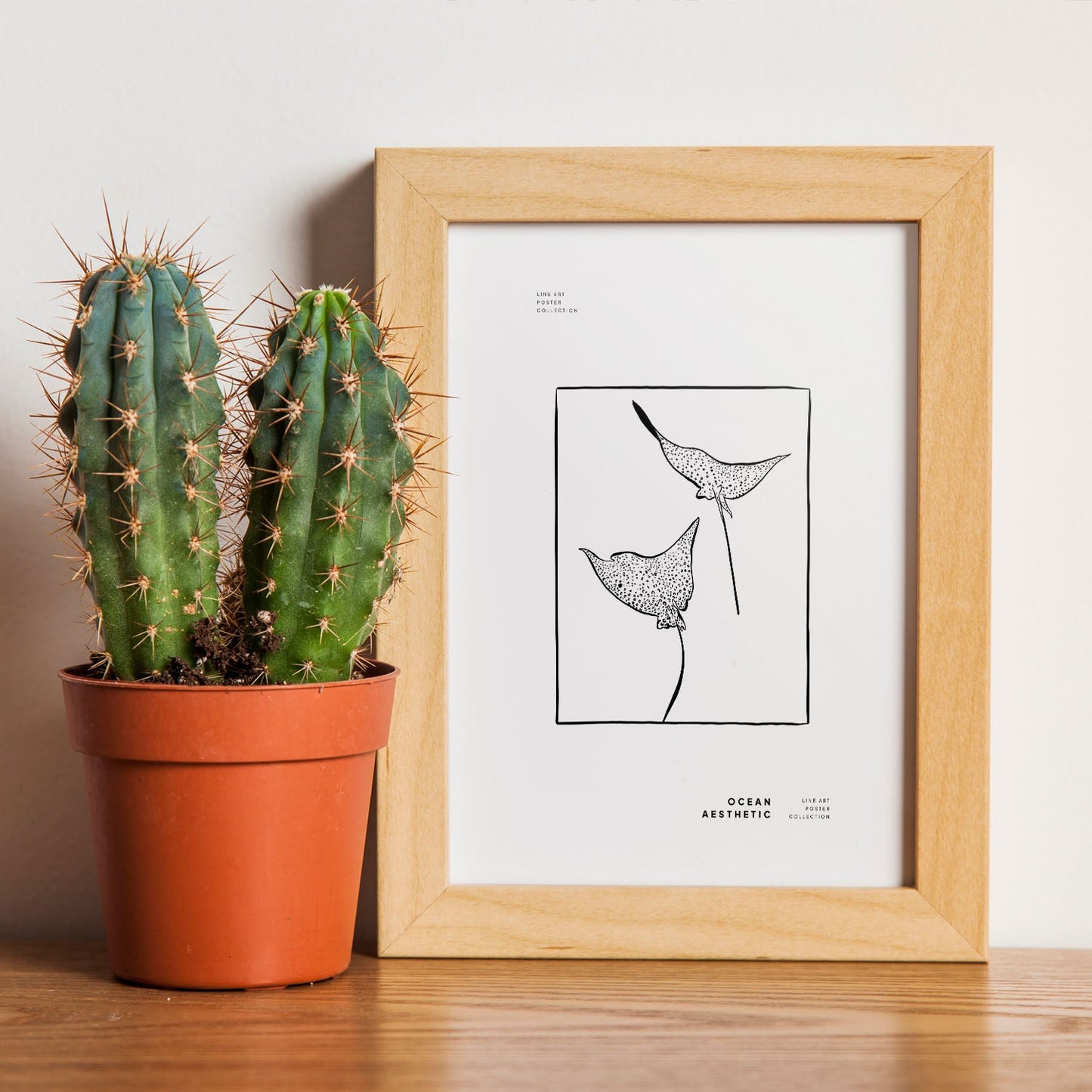 Spotted eagle rays-Artwork-Nacnic-Nacnic Estudio SL