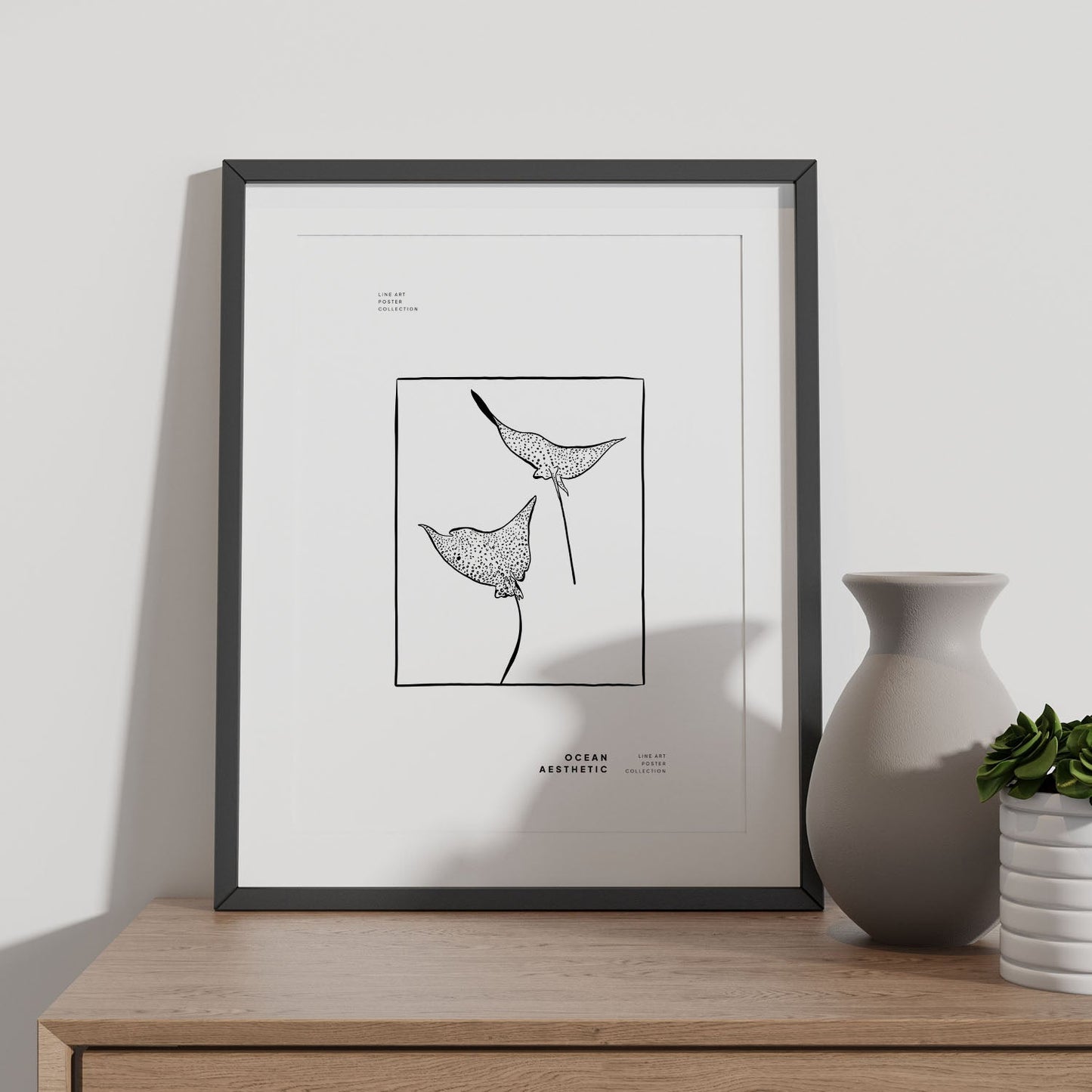 Spotted eagle rays-Artwork-Nacnic-Nacnic Estudio SL