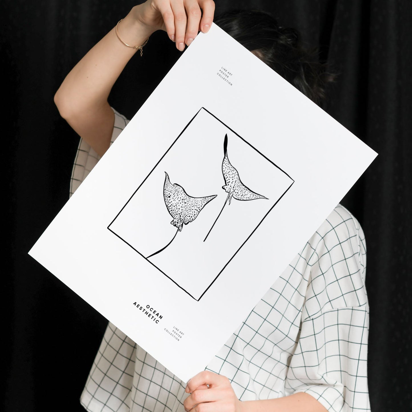 Spotted eagle rays-Artwork-Nacnic-Nacnic Estudio SL