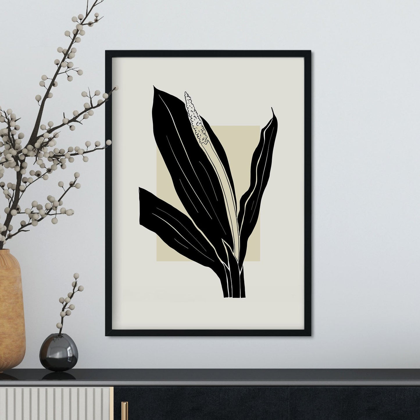 Staghorn Fern-Artwork-Nacnic-Nacnic Estudio SL