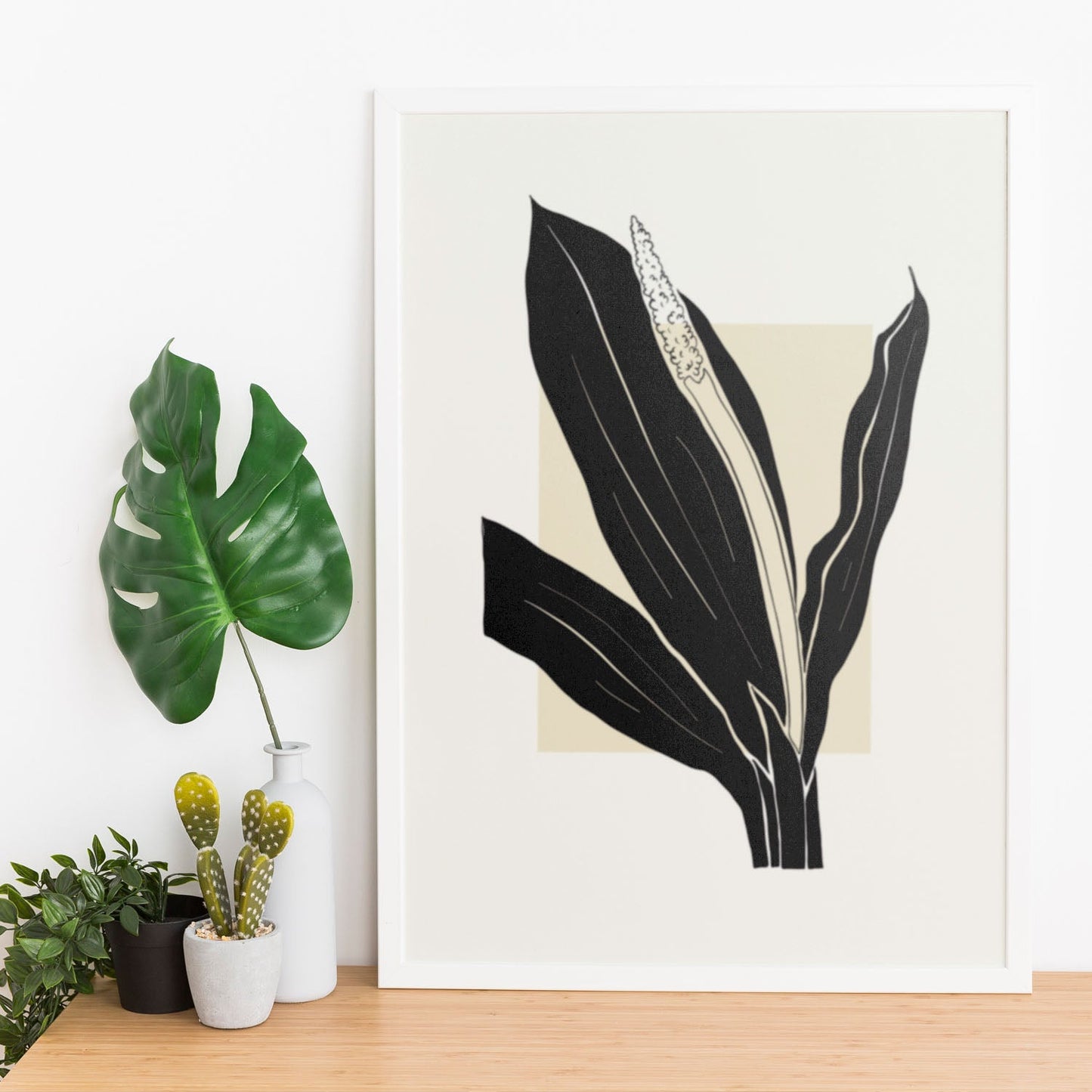 Staghorn Fern-Artwork-Nacnic-Nacnic Estudio SL