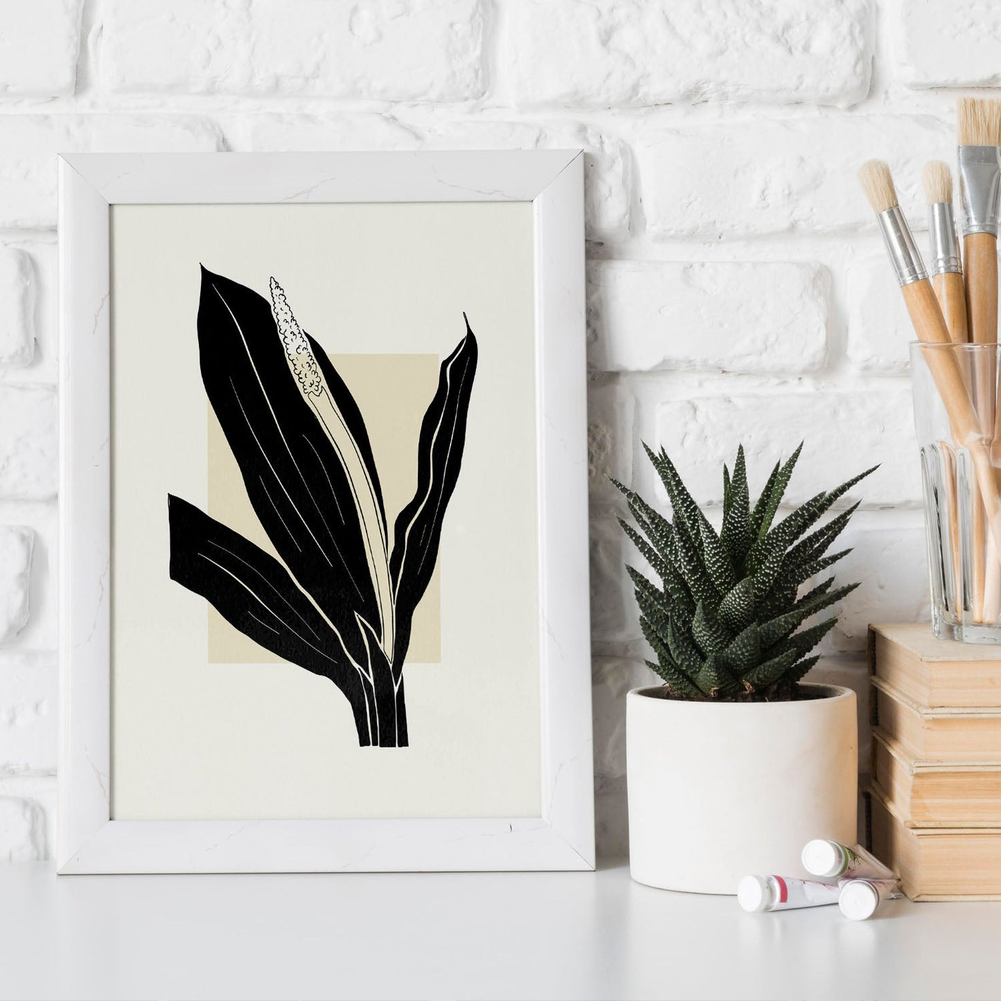 Staghorn Fern-Artwork-Nacnic-Nacnic Estudio SL