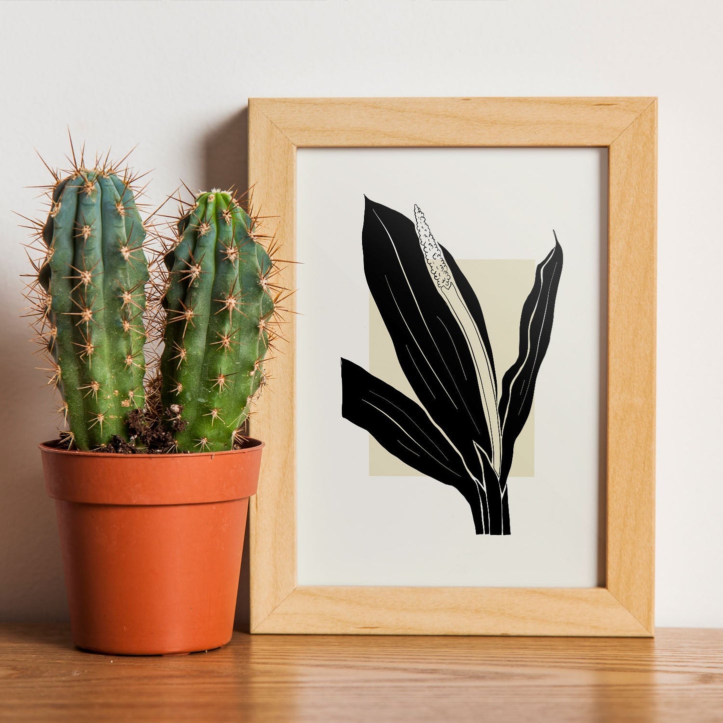 Staghorn Fern-Artwork-Nacnic-Nacnic Estudio SL