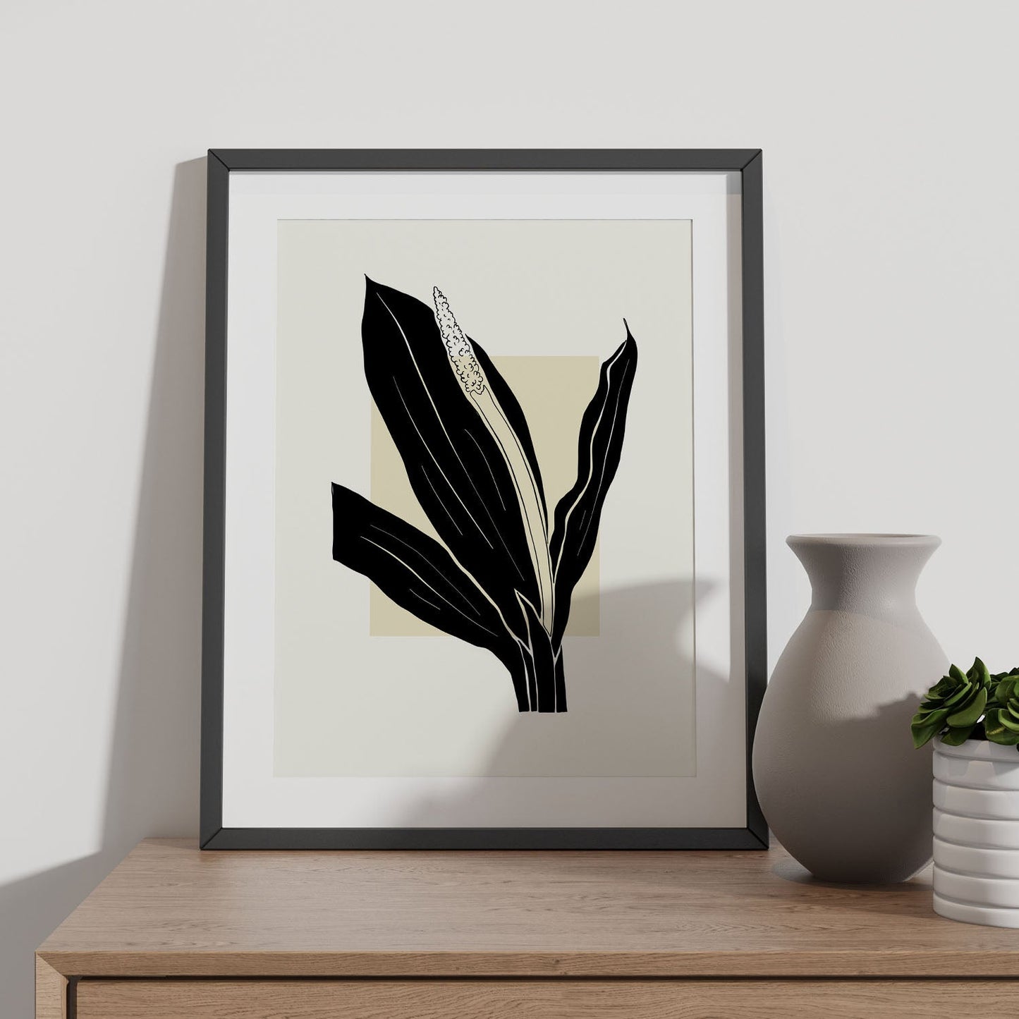 Staghorn Fern-Artwork-Nacnic-Nacnic Estudio SL