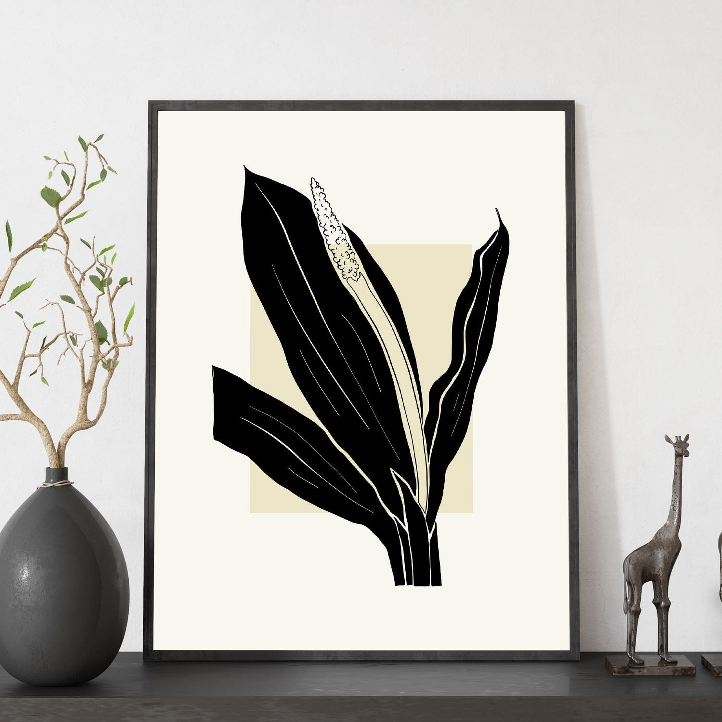 Staghorn Fern-Artwork-Nacnic-Nacnic Estudio SL