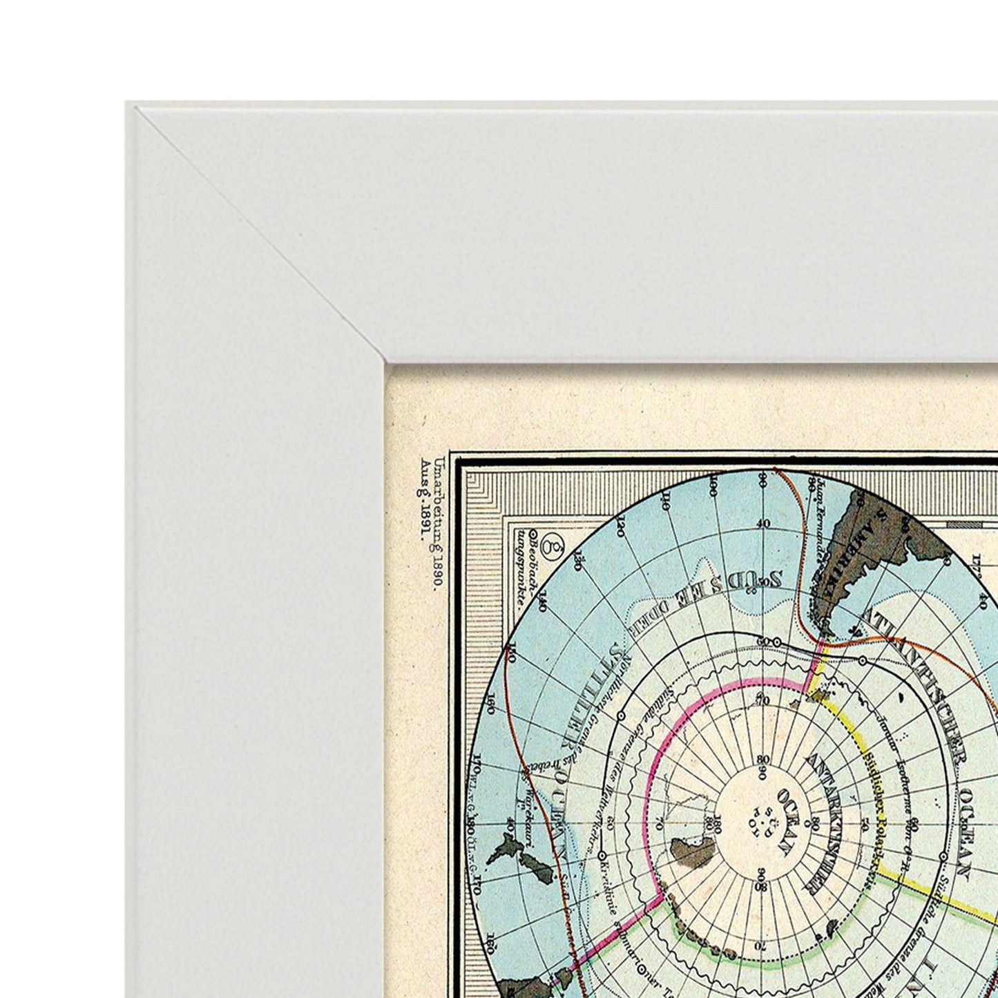Stielers_Handatlas_1891_map-of-Antarctic-Artwork-Nacnic-Nacnic Estudio SL