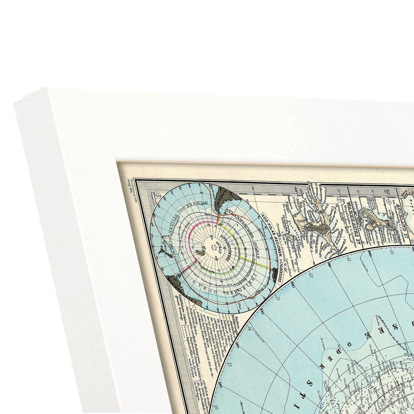 Stielers_Handatlas_1891_map-of-Antarctic-Artwork-Nacnic-Nacnic Estudio SL