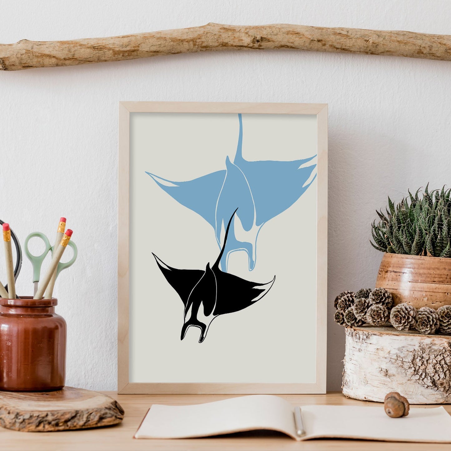 Stingrays-Artwork-Nacnic-Nacnic Estudio SL