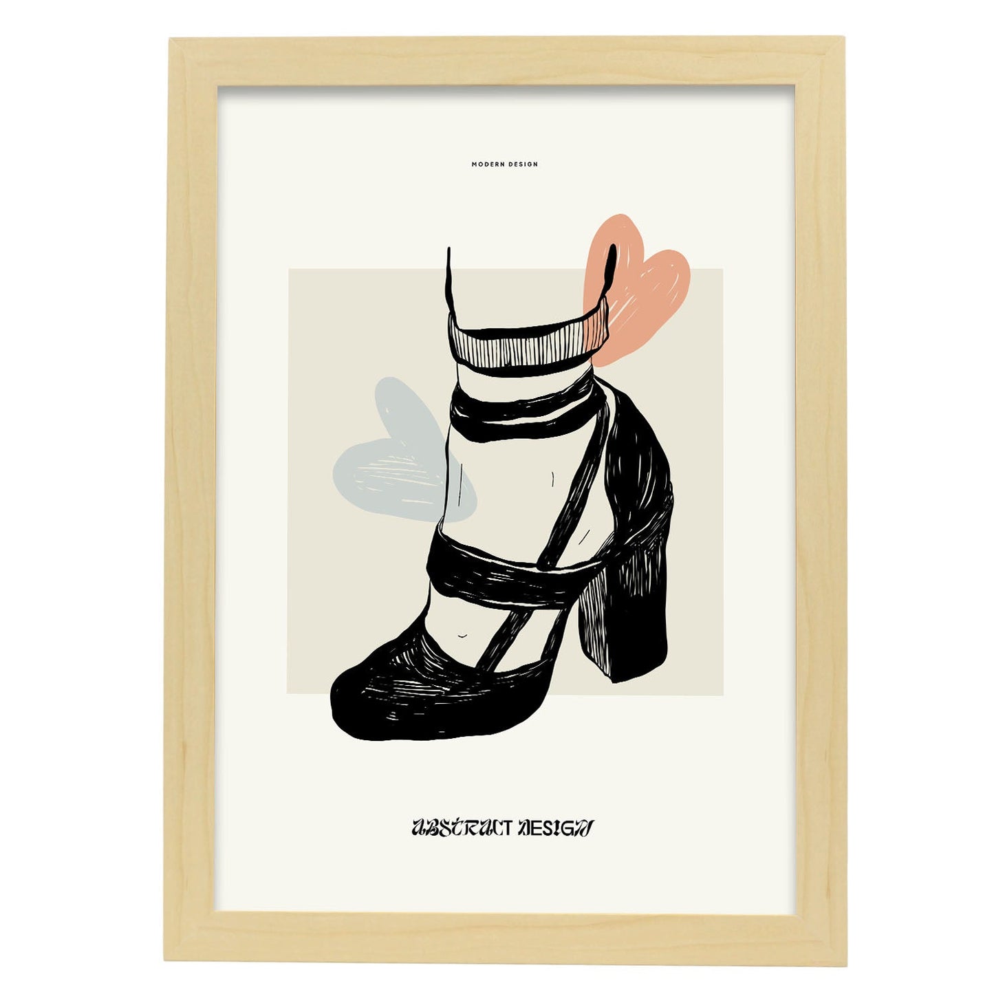 Strapping-Artwork-Nacnic-A3-Marco Madera clara-Nacnic Estudio SL