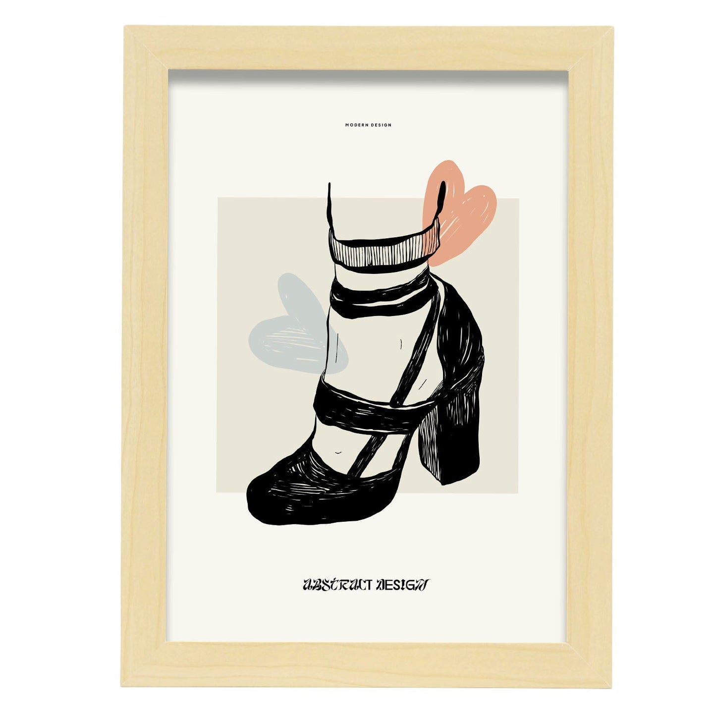 Strapping-Artwork-Nacnic-A4-Marco Madera clara-Nacnic Estudio SL