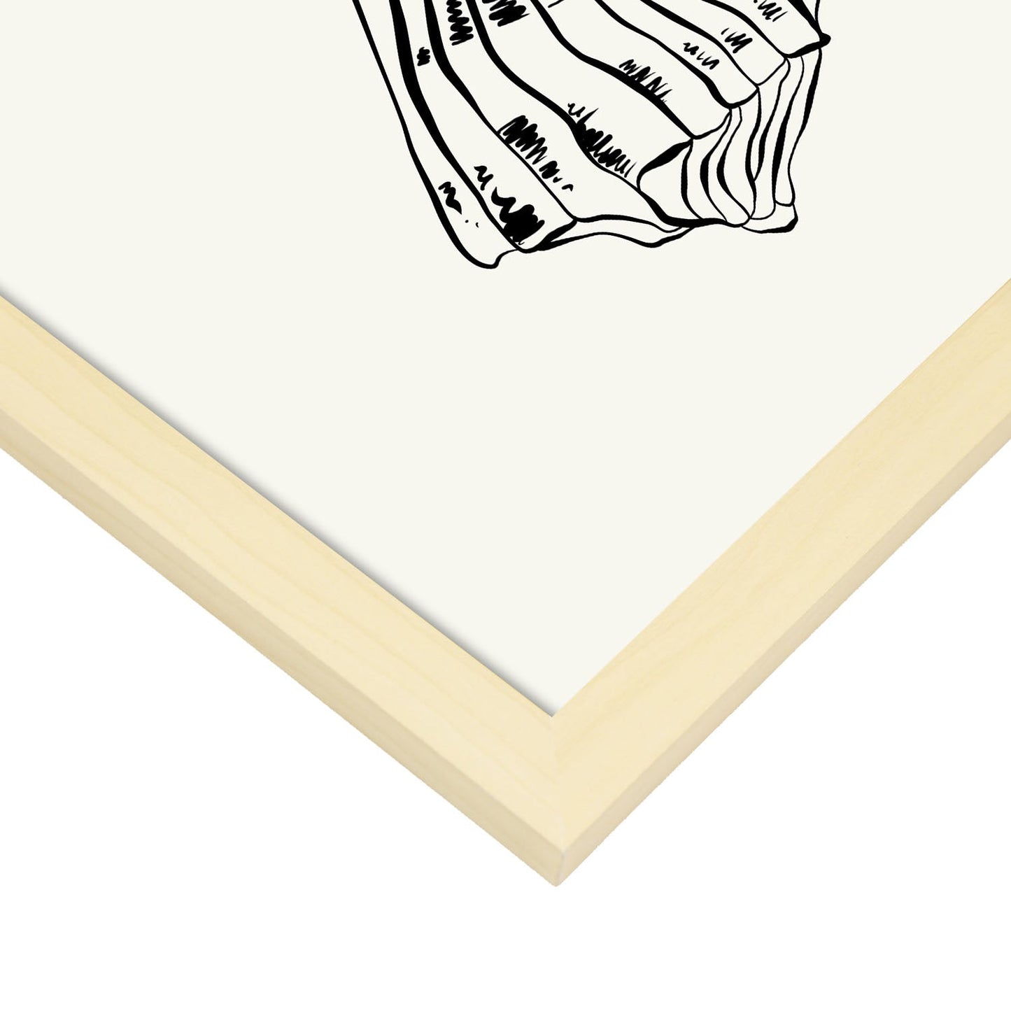 Stripped Fox conch-Artwork-Nacnic-Nacnic Estudio SL