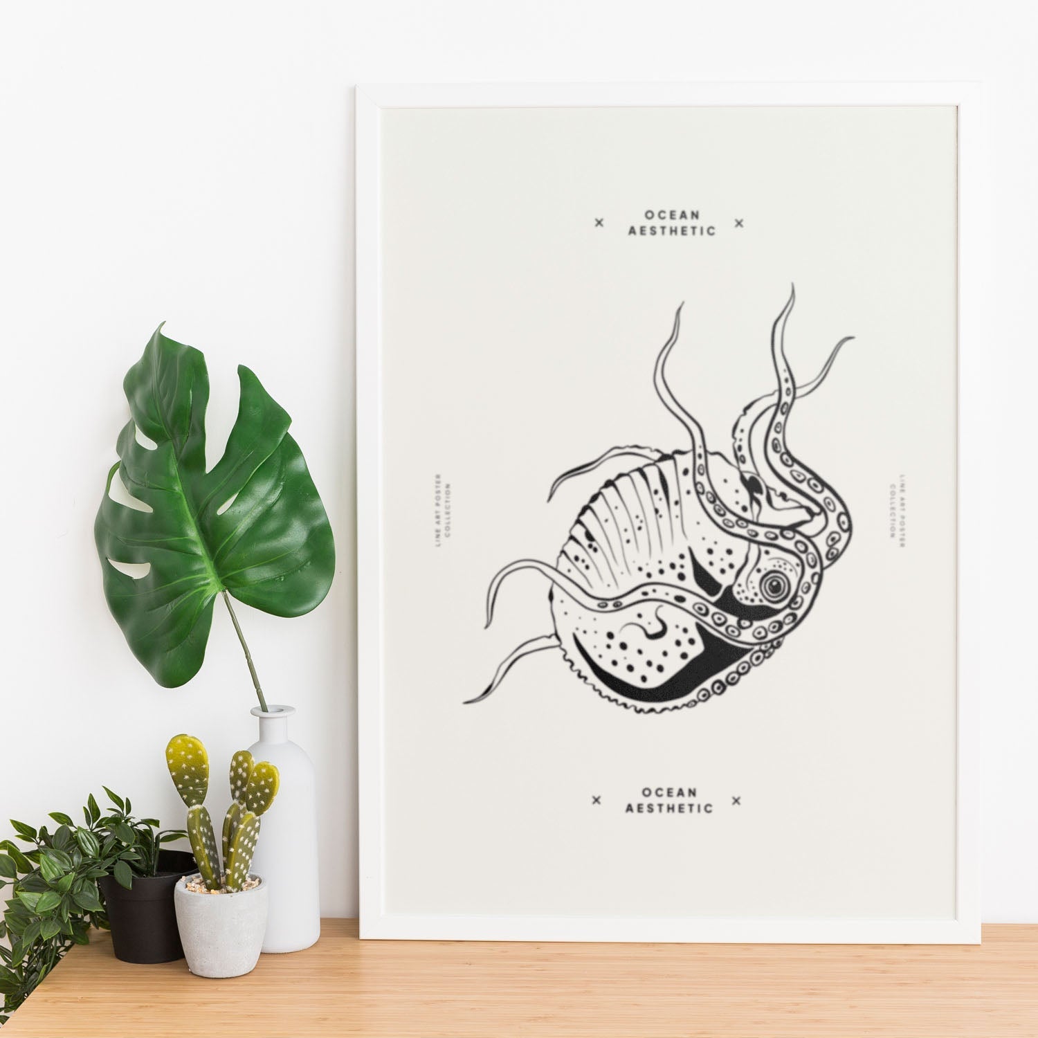 Stripped Octopus-Artwork-Nacnic-Nacnic Estudio SL