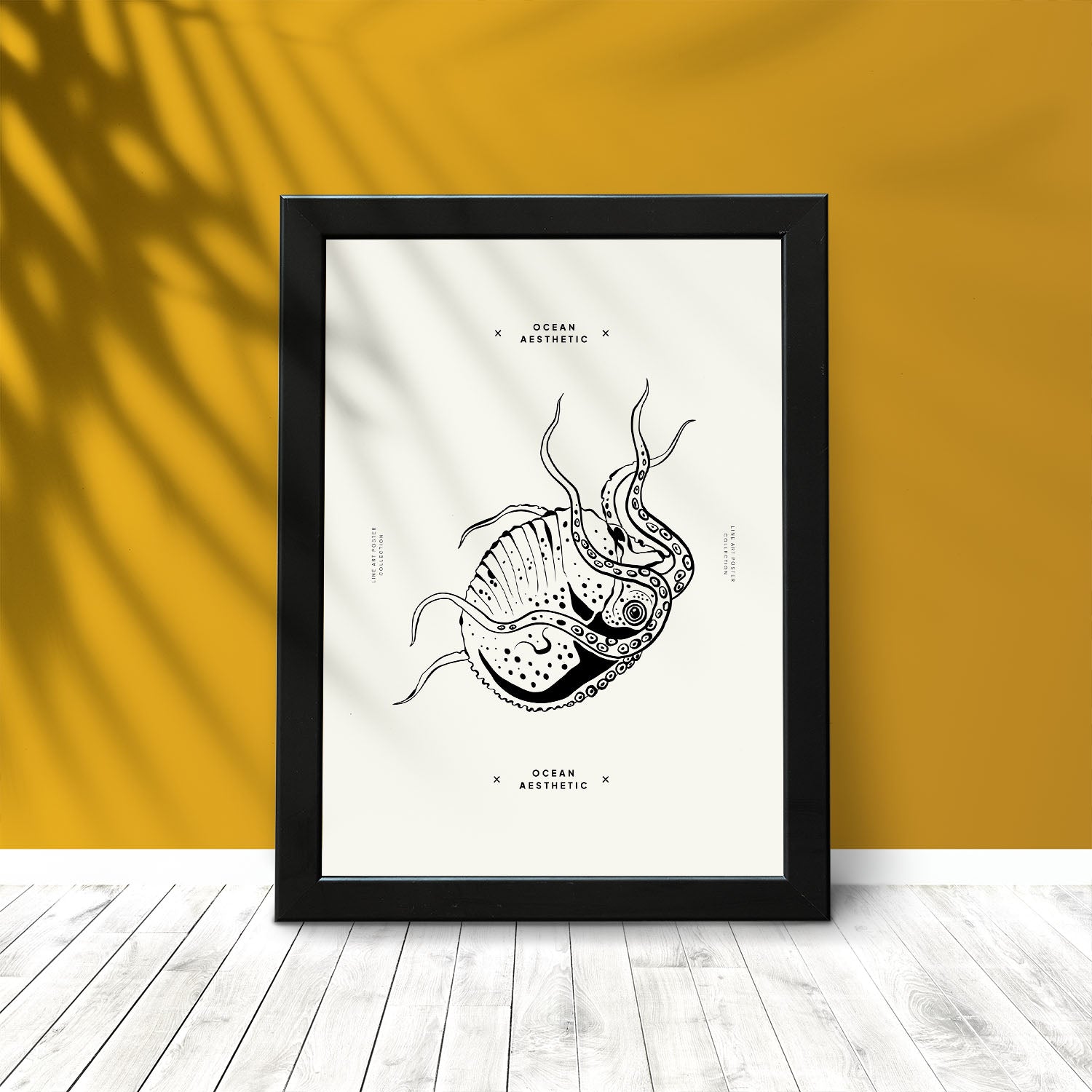 Stripped Octopus-Artwork-Nacnic-Nacnic Estudio SL