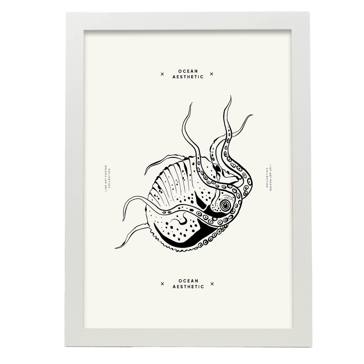 Stripped Octopus-Artwork-Nacnic-A3-Marco Blanco-Nacnic Estudio SL