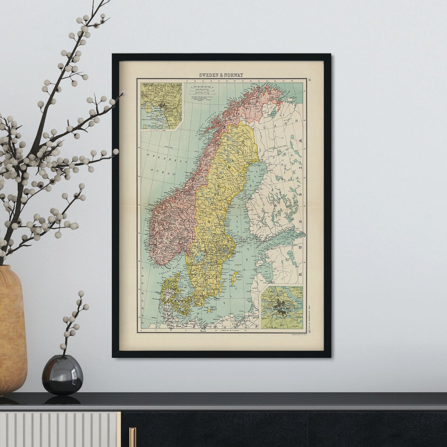 Sweden Norway-Artwork-Nacnic-Nacnic Estudio SL