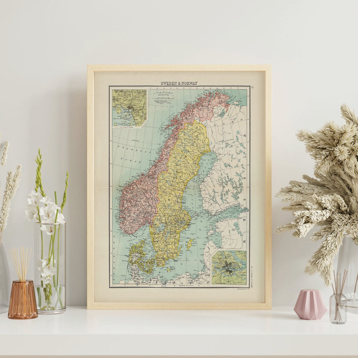 Sweden Norway-Artwork-Nacnic-Nacnic Estudio SL
