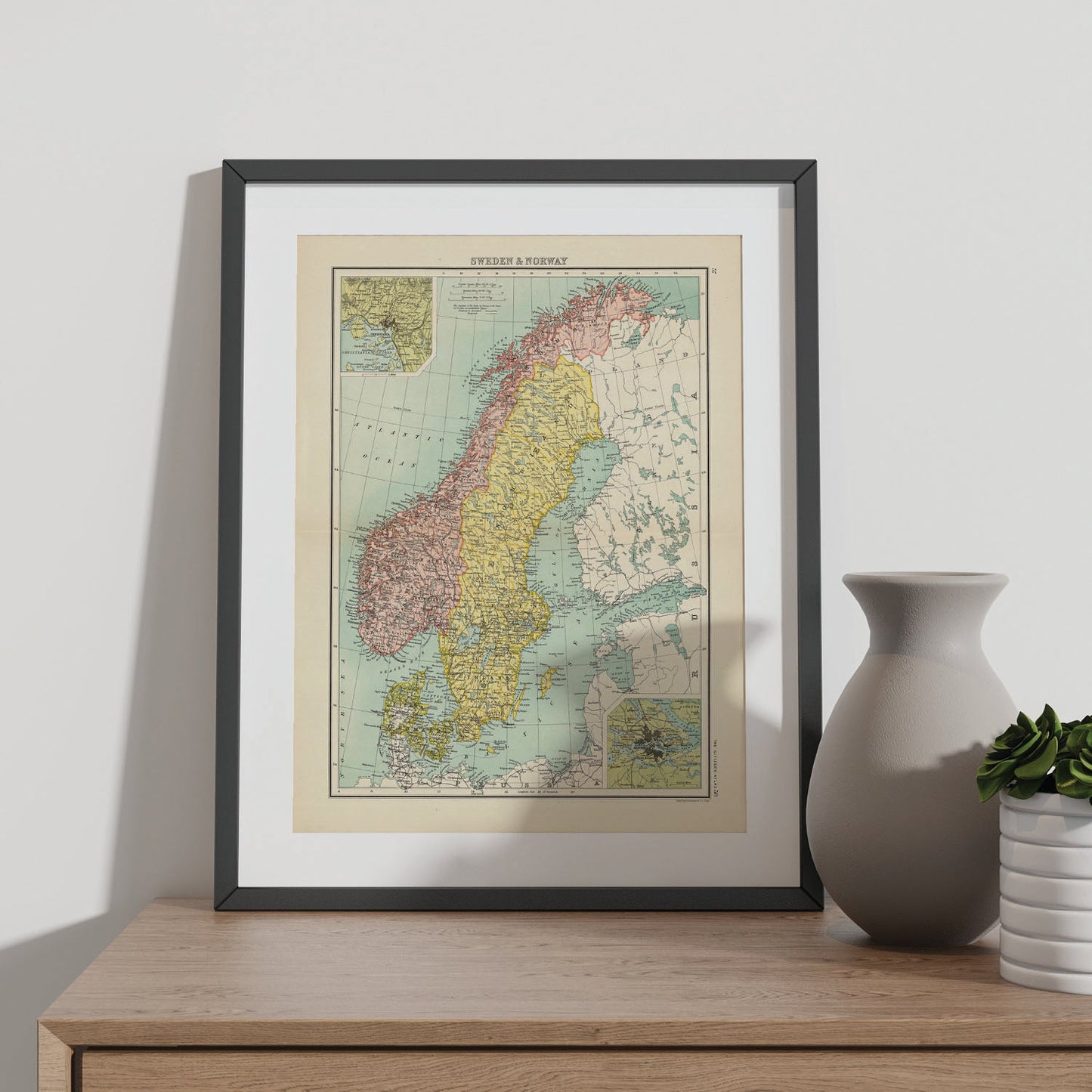 Sweden Norway-Artwork-Nacnic-Nacnic Estudio SL