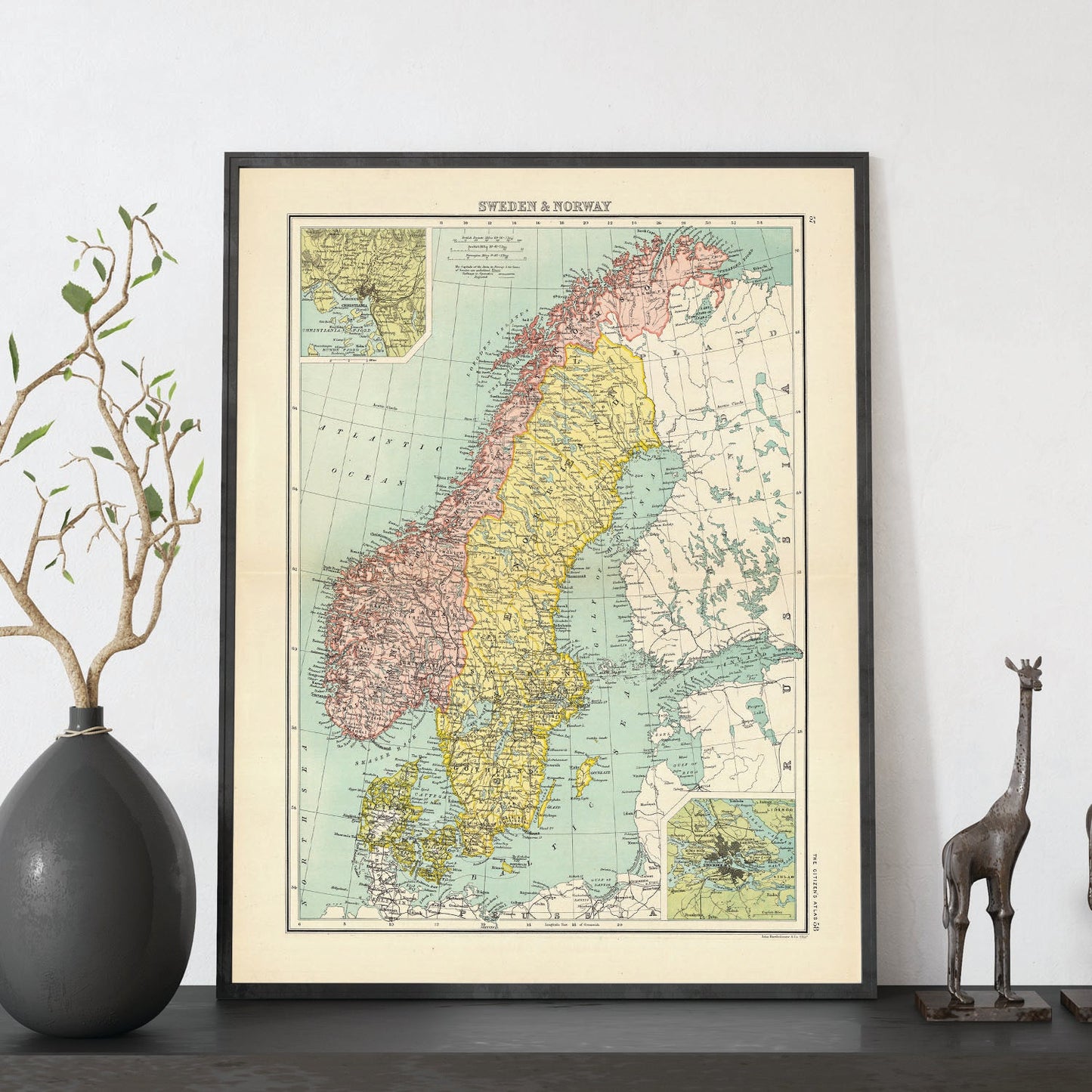 Sweden Norway-Artwork-Nacnic-Nacnic Estudio SL