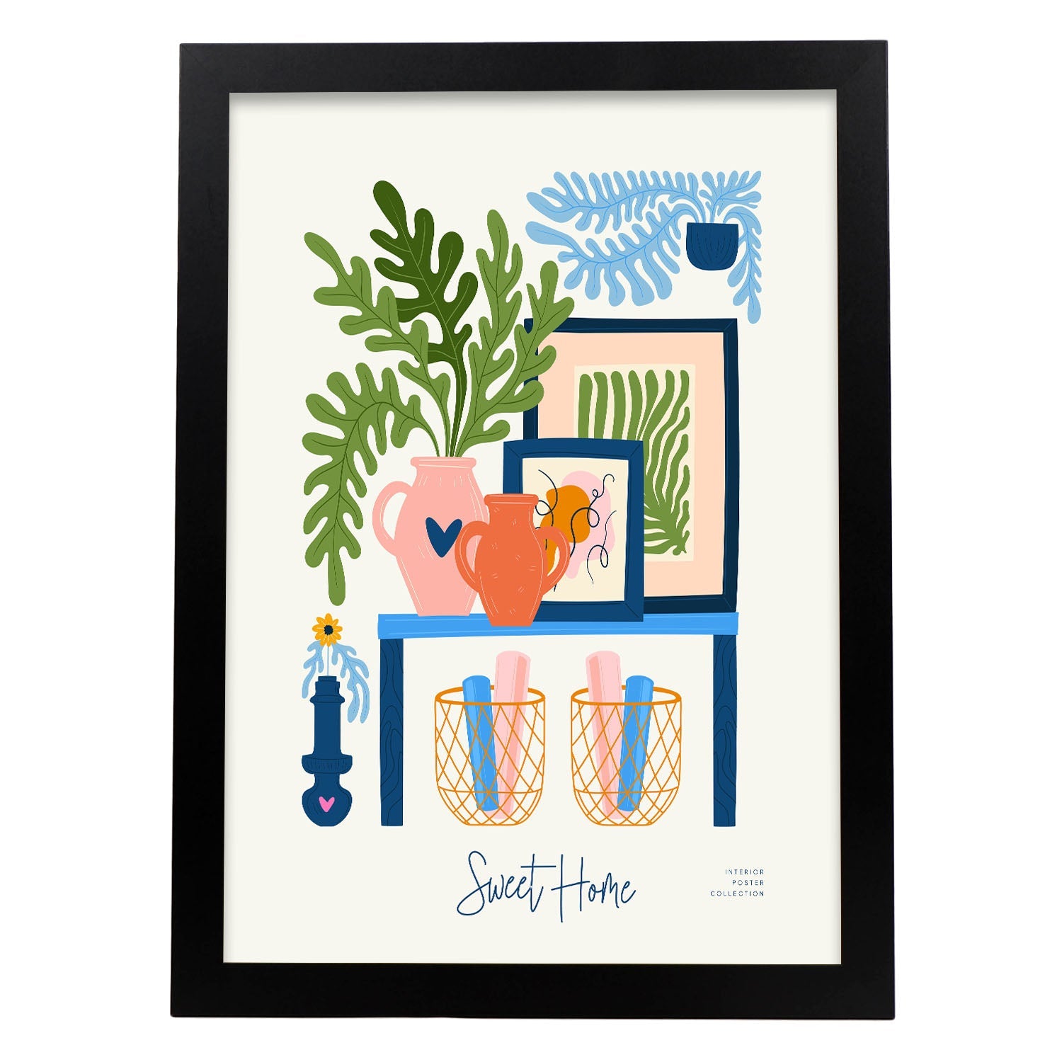 Sweet Home-Artwork-Nacnic-A3-Sin marco-Nacnic Estudio SL