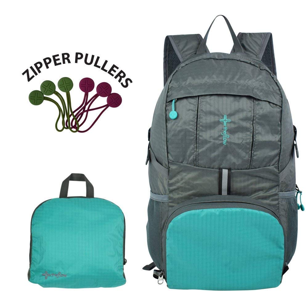 The Flow Mochila Plegable Ligera | Unisex | Azul-Gris | Ergonomia y diseño-Nacnic-Nacnic Estudio SL