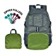 The Flow Mochila Plegable Ligera | Unisex | Verde-Gris | Ergonomia y diseño-Nacnic-Nacnic Estudio SL